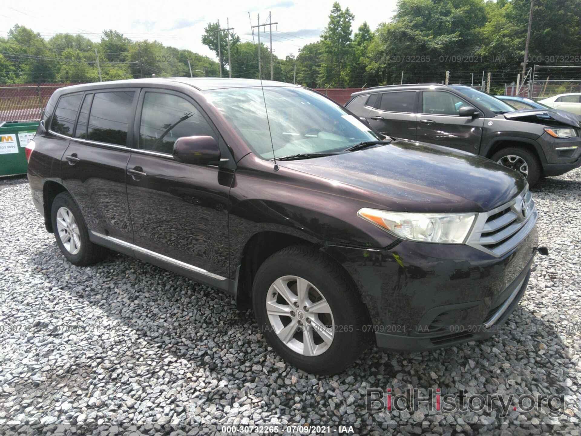 Photo 5TDBK3EH8CS100240 - TOYOTA HIGHLANDER 2012