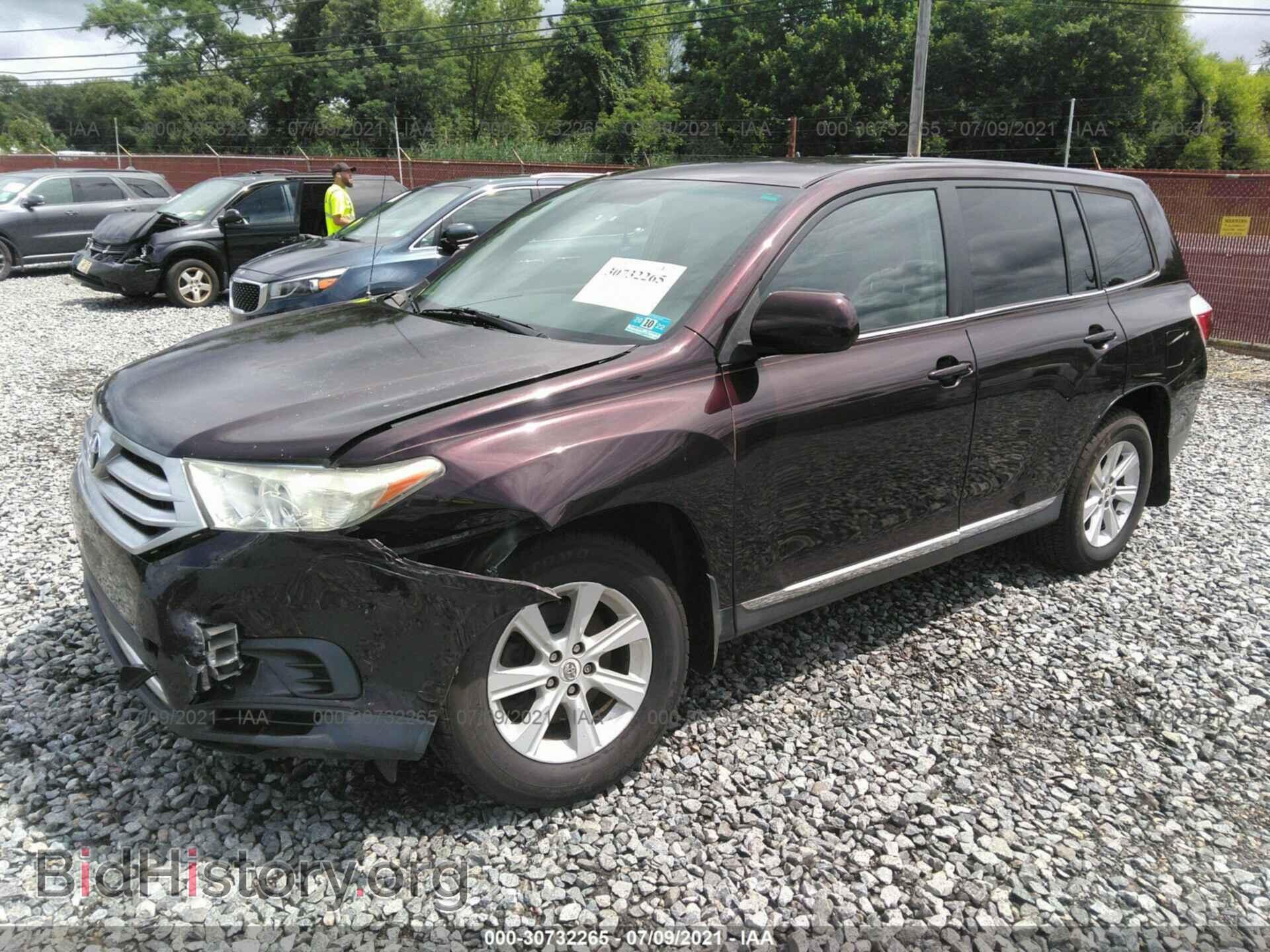 2012 TOYOTA HIGHLANDER - VIN: 5TDBK3EH8CS100240 - Фото 2