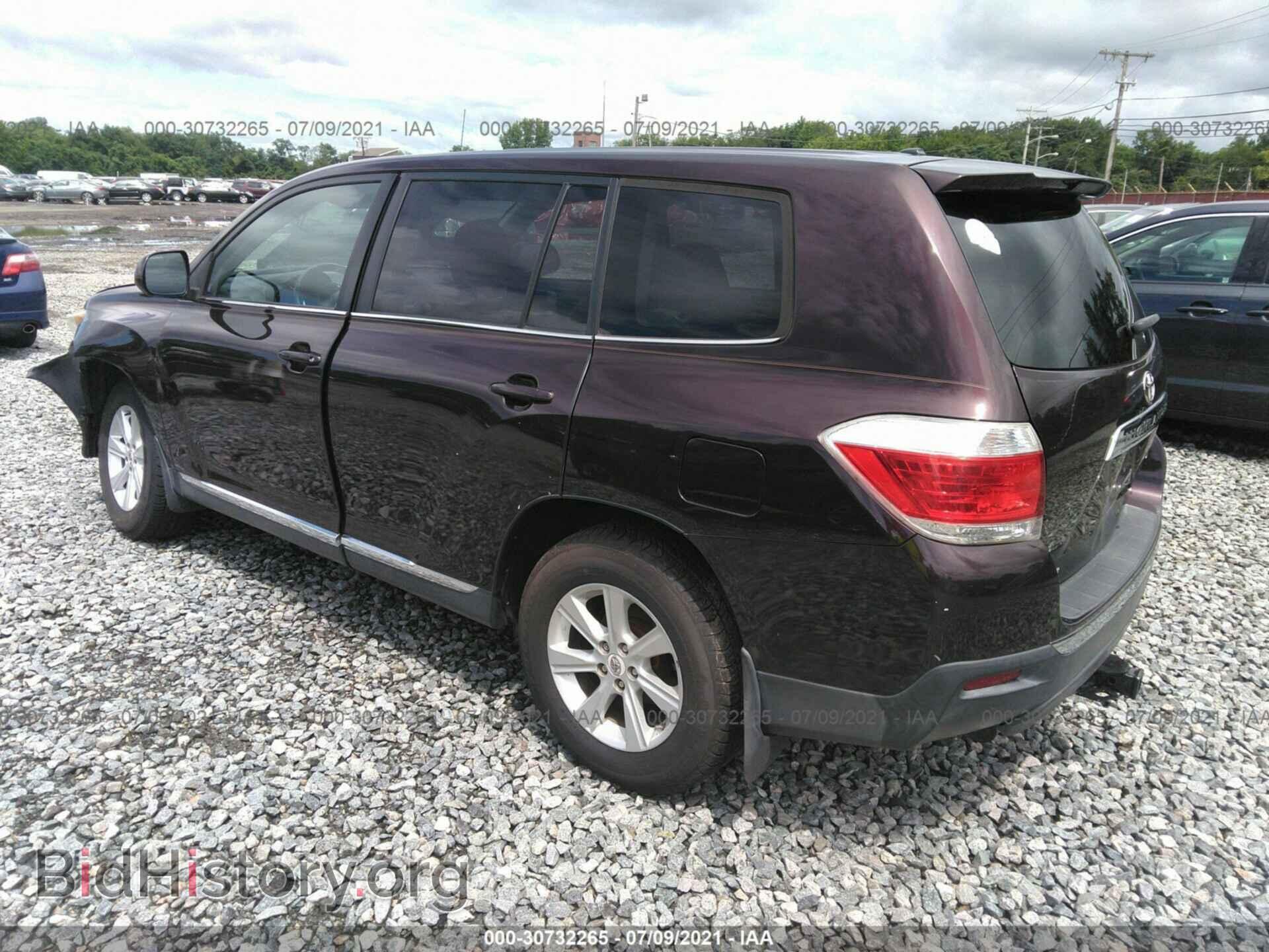 2012 TOYOTA HIGHLANDER - VIN: 5TDBK3EH8CS100240 - Фото 3
