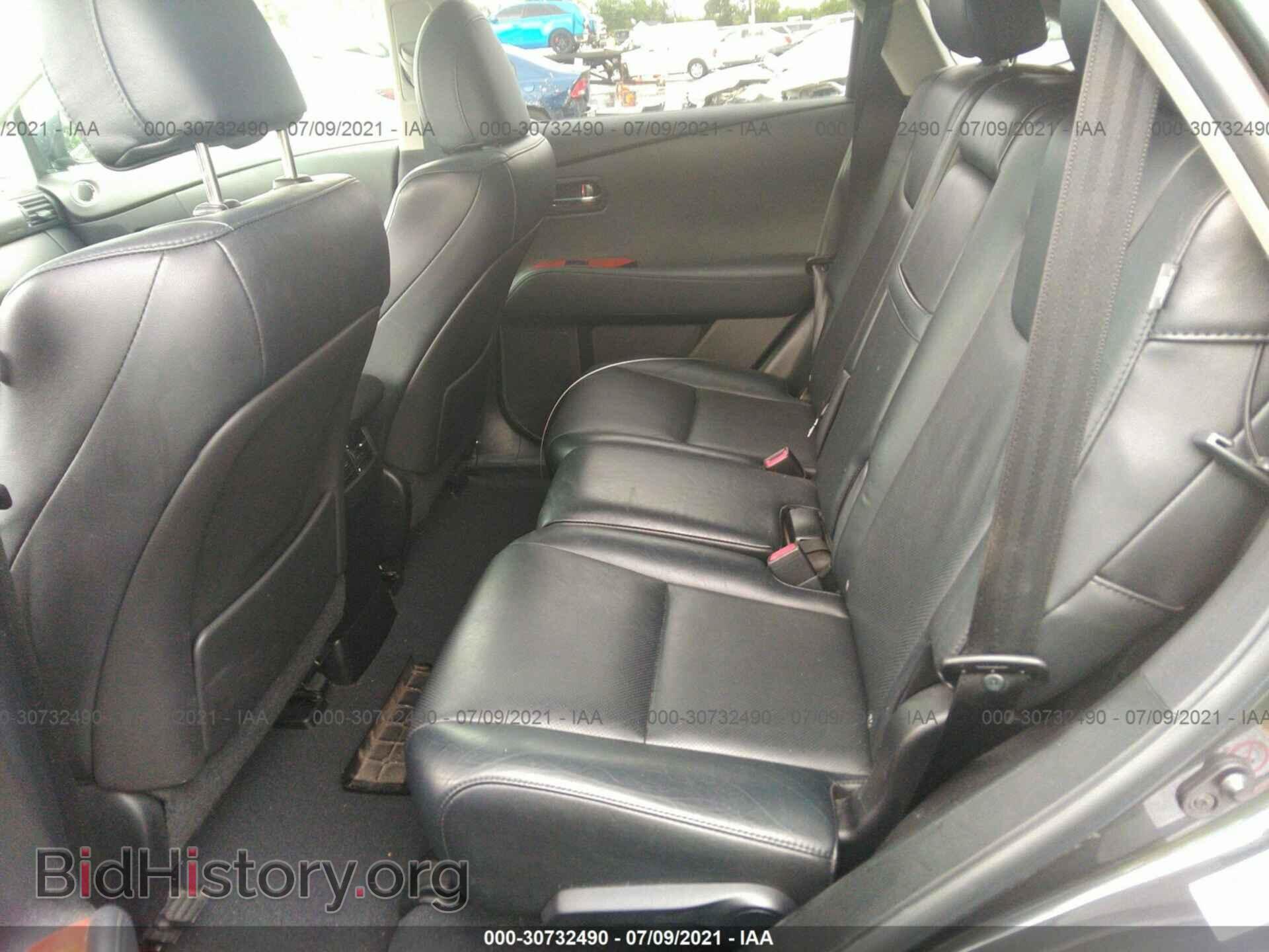 2011 LEXUS RX 350 - VIN: 2T2BK1BA9BC093572 - Фото 8