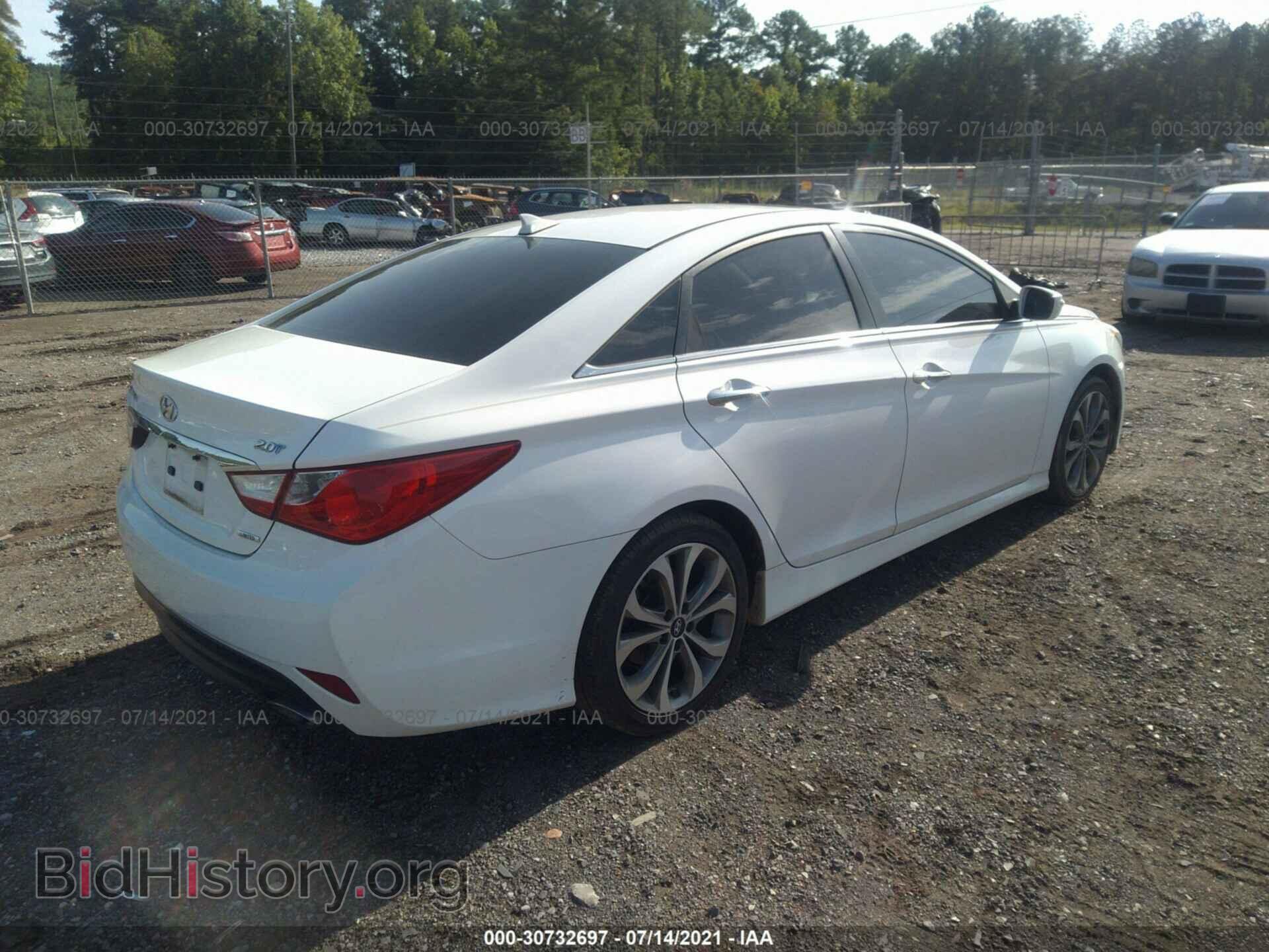 2014 HYUNDAI SONATA - VIN: 5NPEC4AB1EH848676 - Фото 4