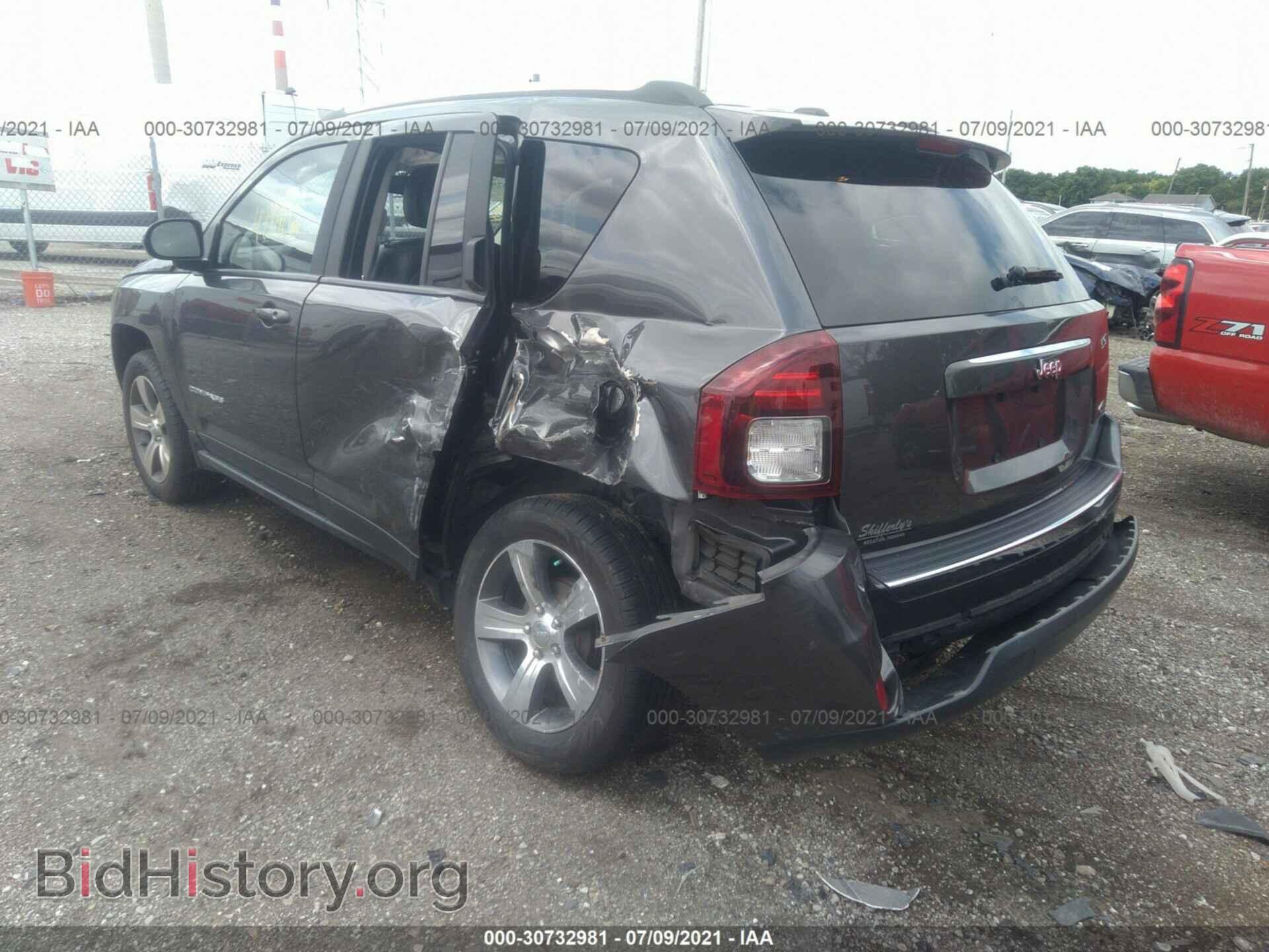 2016 JEEP COMPASS - VIN: 1C4NJCEA2GD792810 - Фото 3