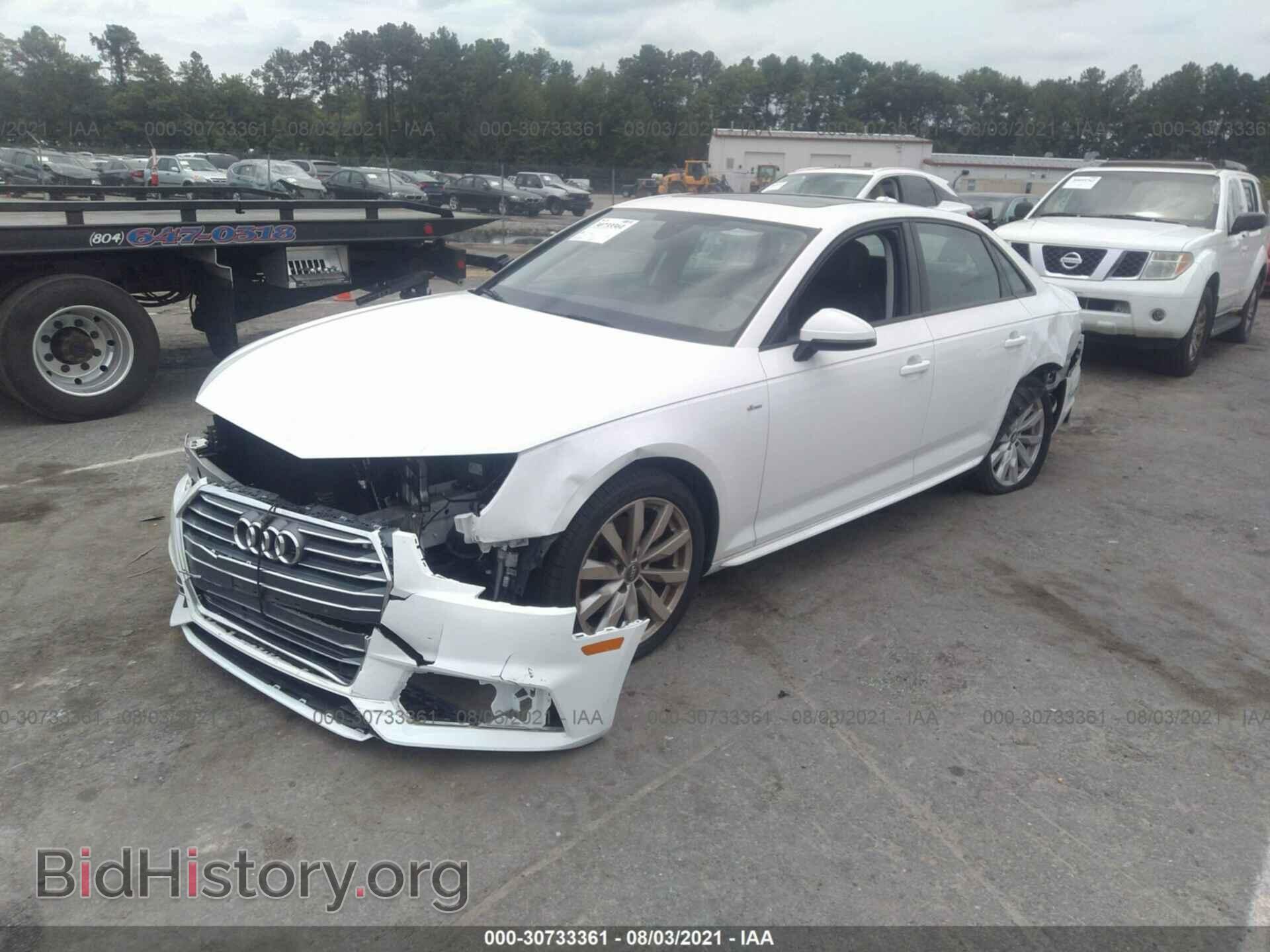 2018 AUDI A4 - VIN: WAUKMAF44JA068193 - Photo 2