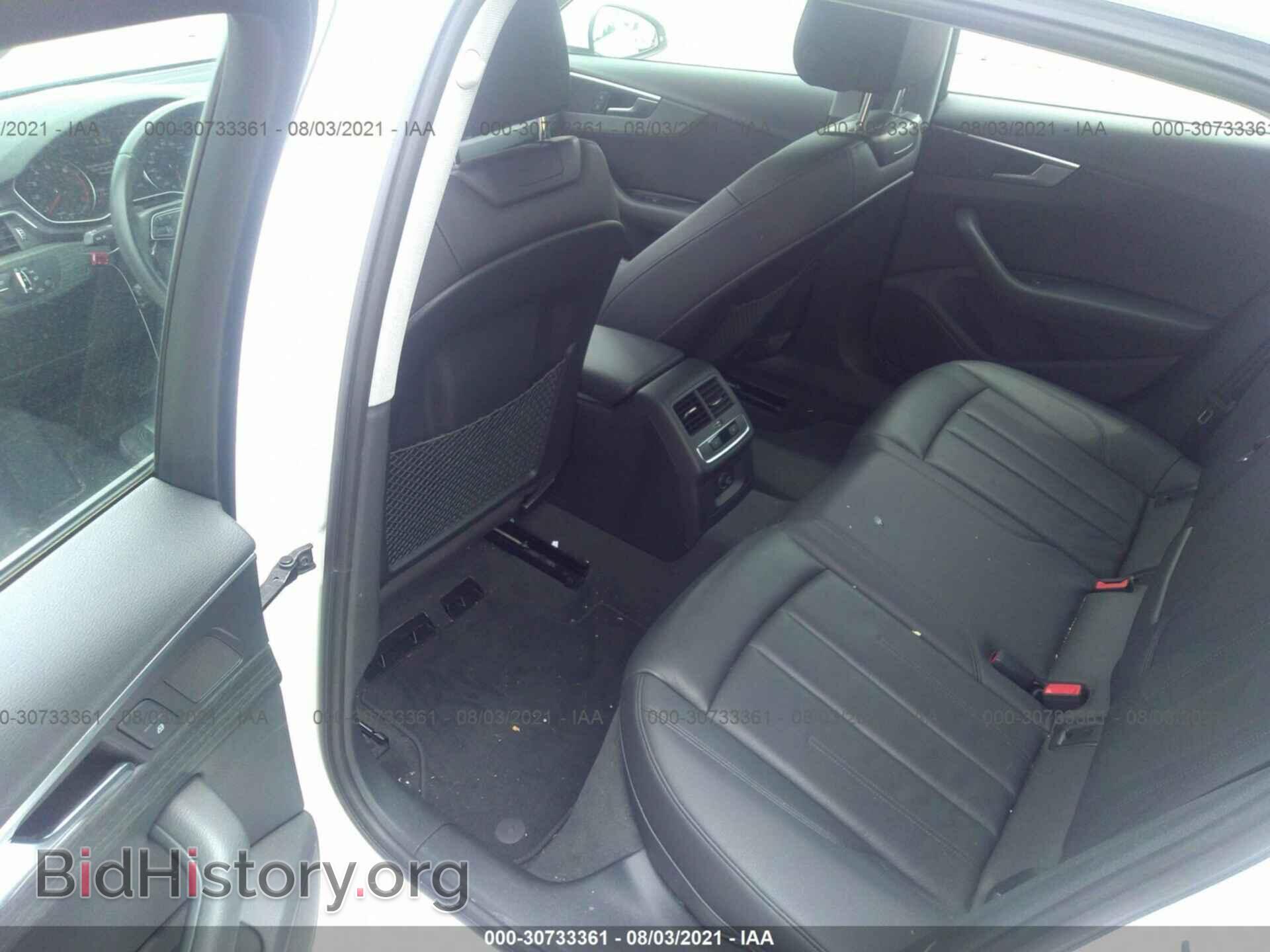 2018 AUDI A4 - VIN: WAUKMAF44JA068193 - Photo 8