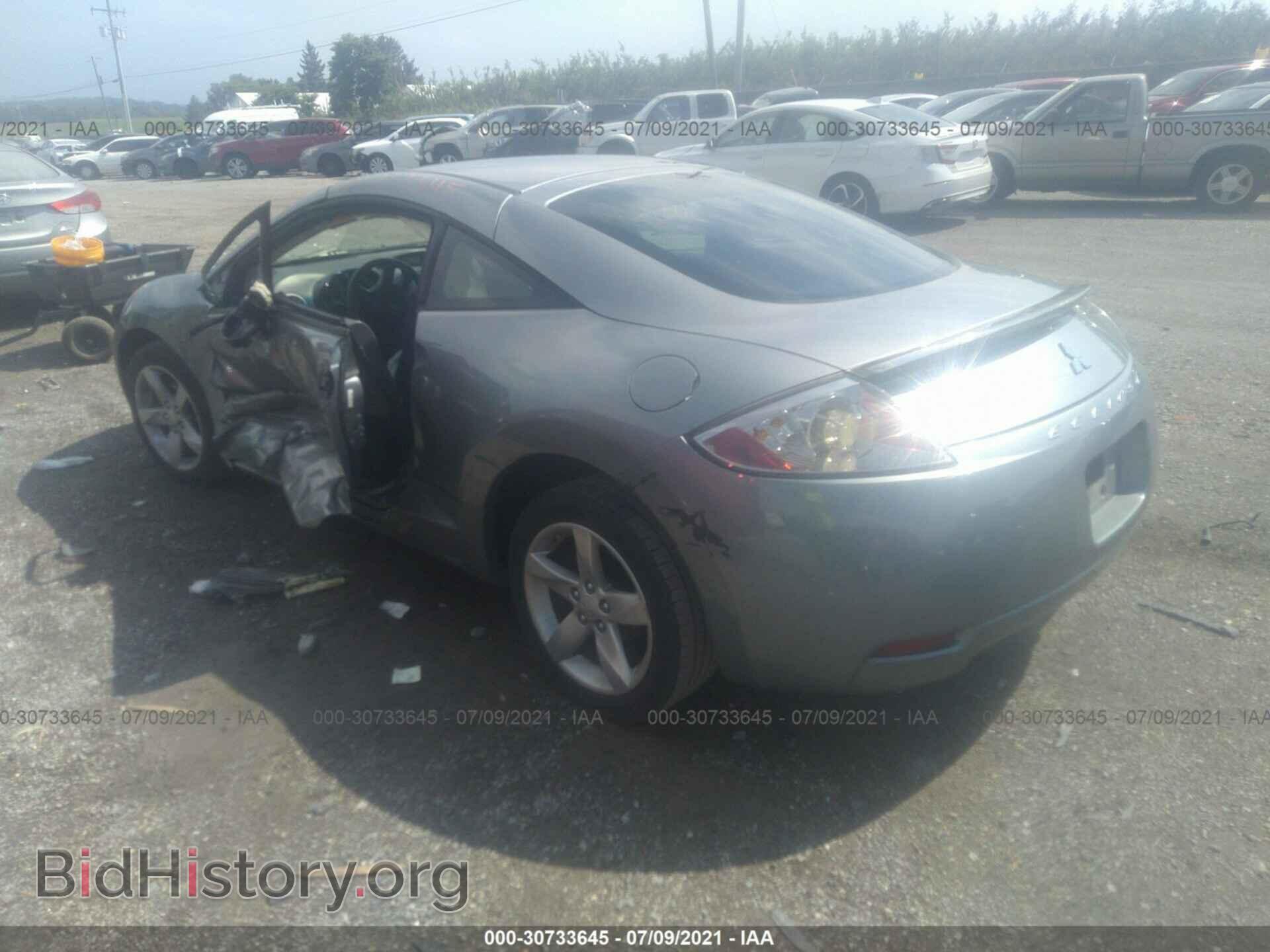 2008 MITSUBISHI ECLIPSE - VIN: 4A3AK24F08E038171 - Фото 3