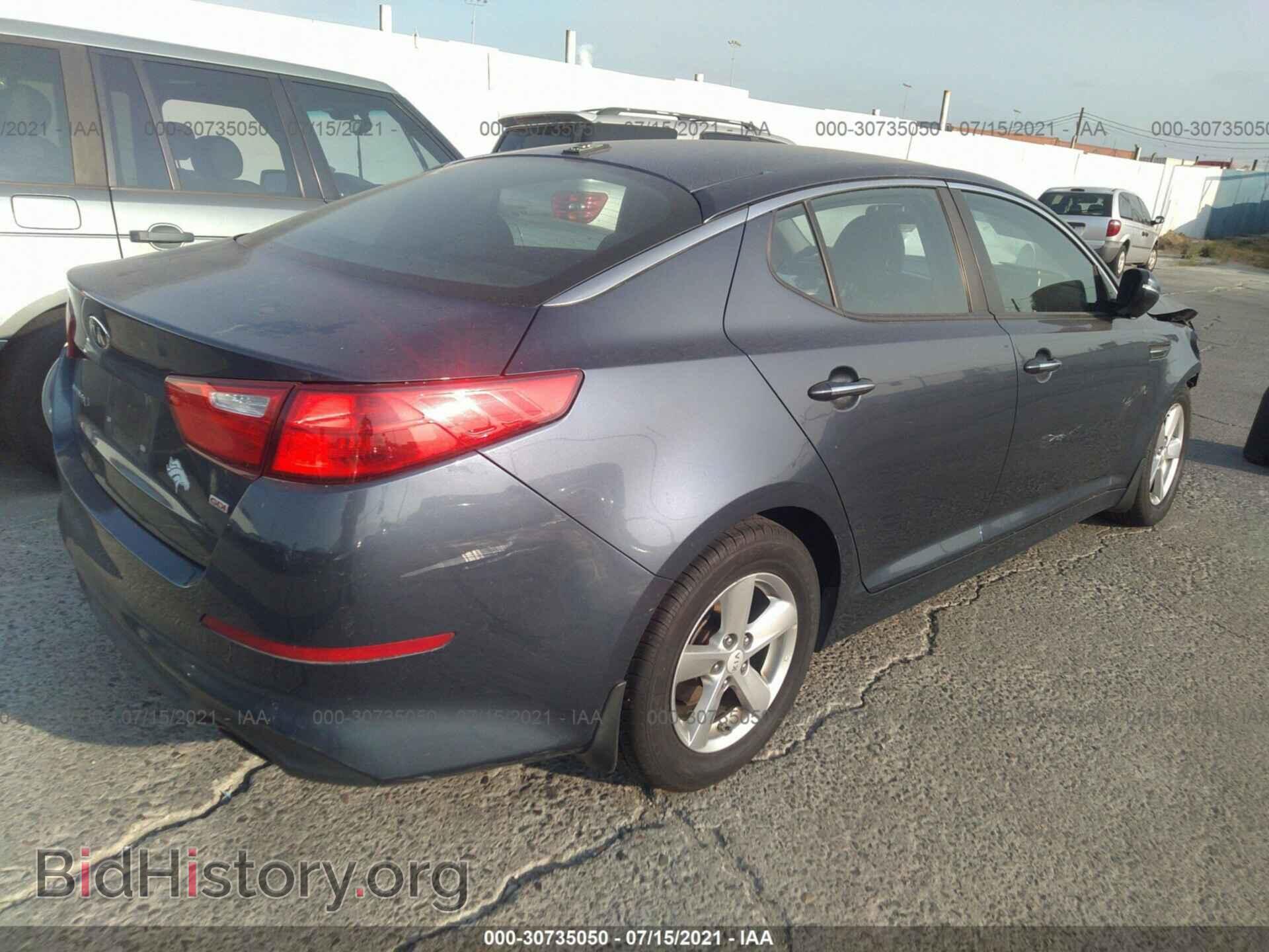 2015 KIA OPTIMA - VIN: 5XXGM4A76FG416759 - Фото 4