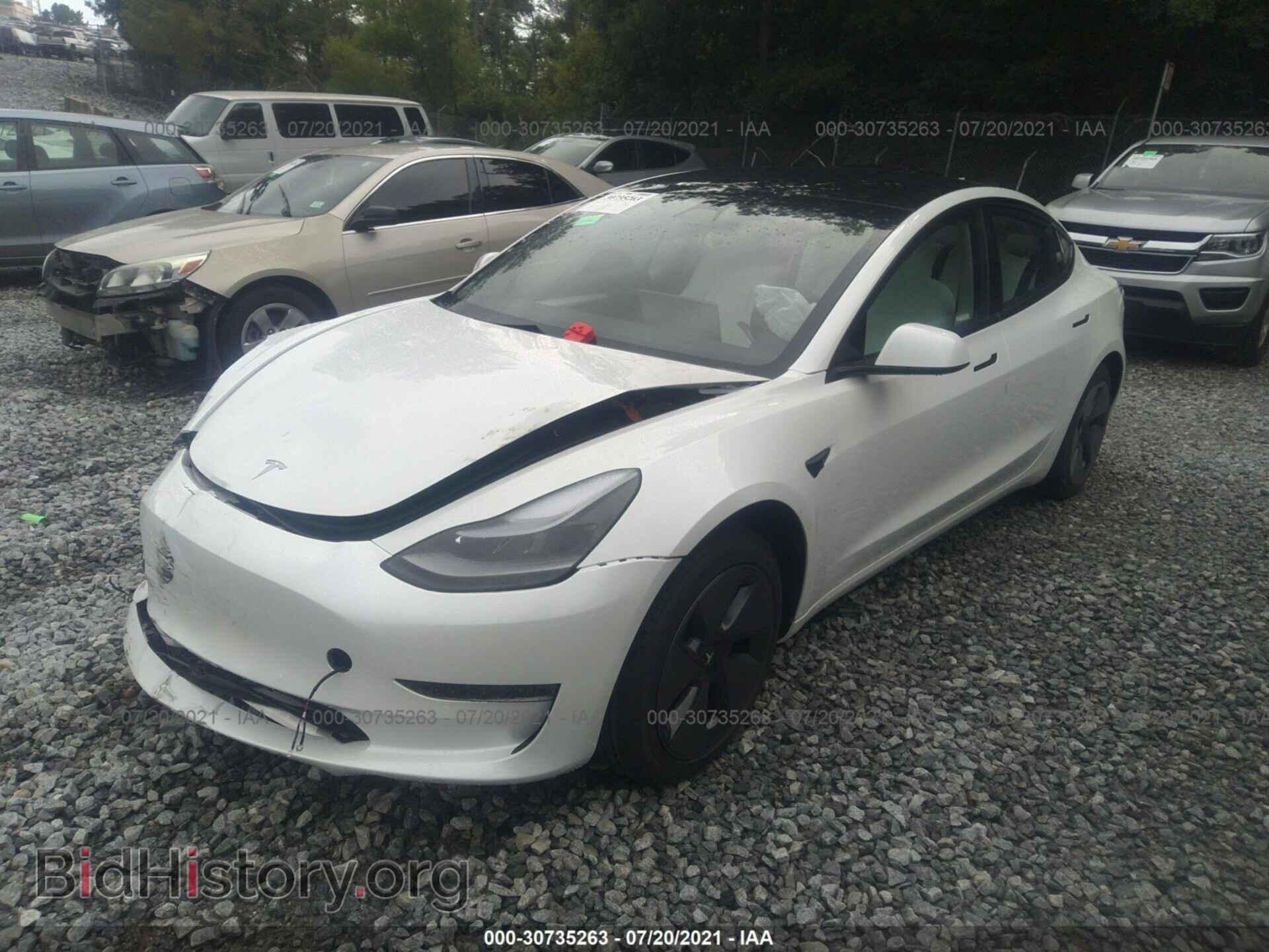 2021 TESLA MODEL 3 - VIN: 5YJ3E1EA9MF987615 - Photo 2