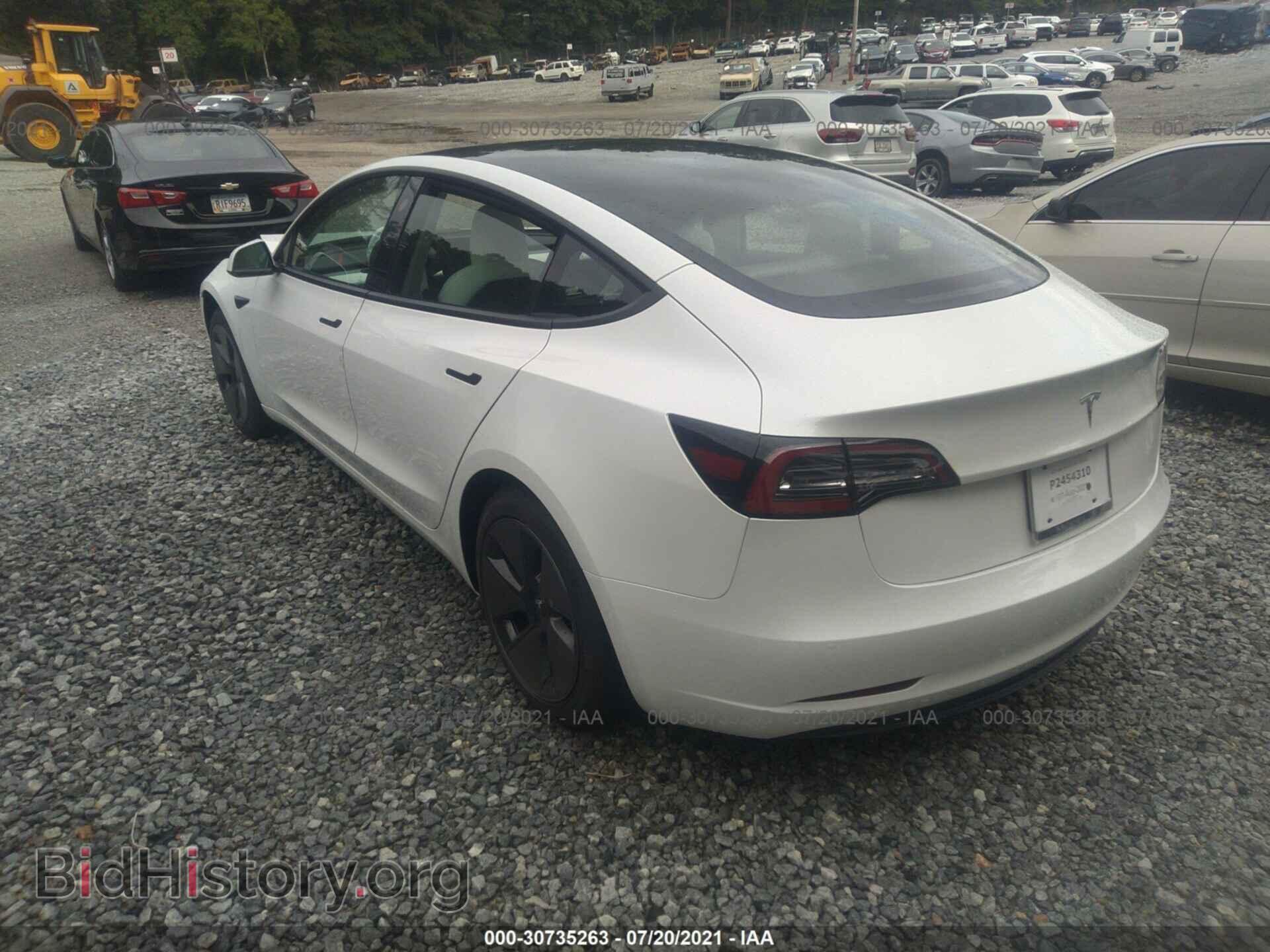 2021 TESLA MODEL 3 - VIN: 5YJ3E1EA9MF987615 - Photo 3