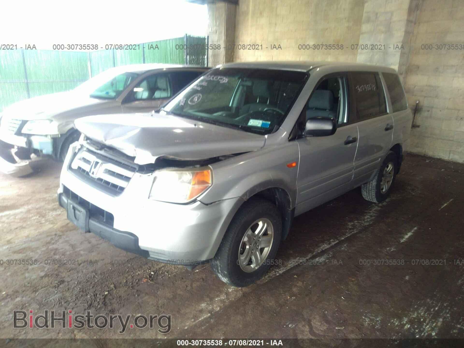 2007 HONDA PILOT - VIN: 2HKYF18177H514512 - Фото 2