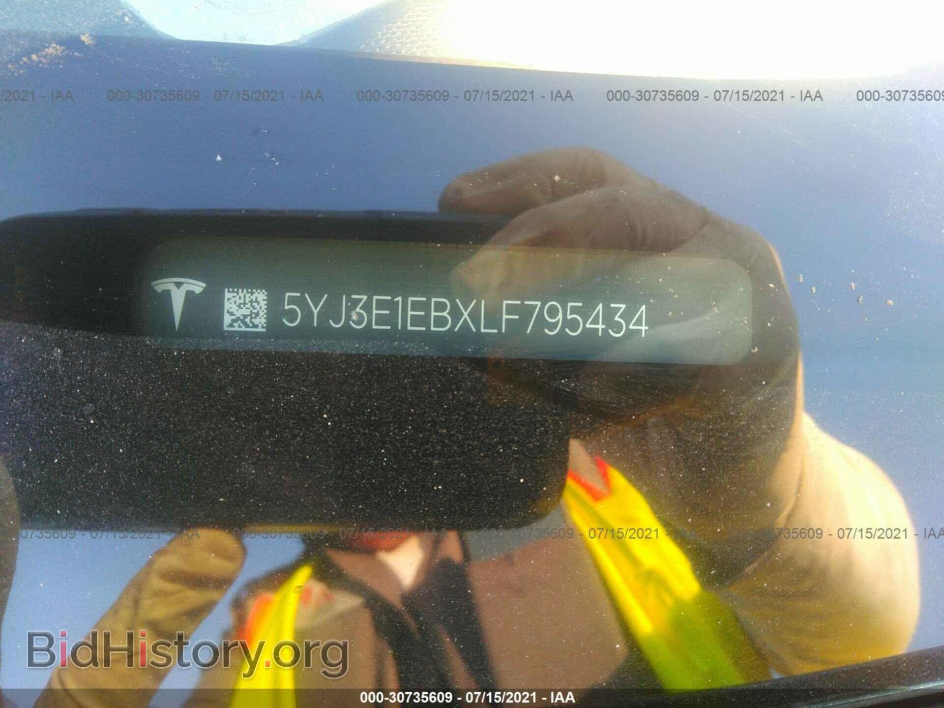 2020 TESLA MODEL 3 - VIN: 5YJ3E1EBXLF795434 - Photo 9