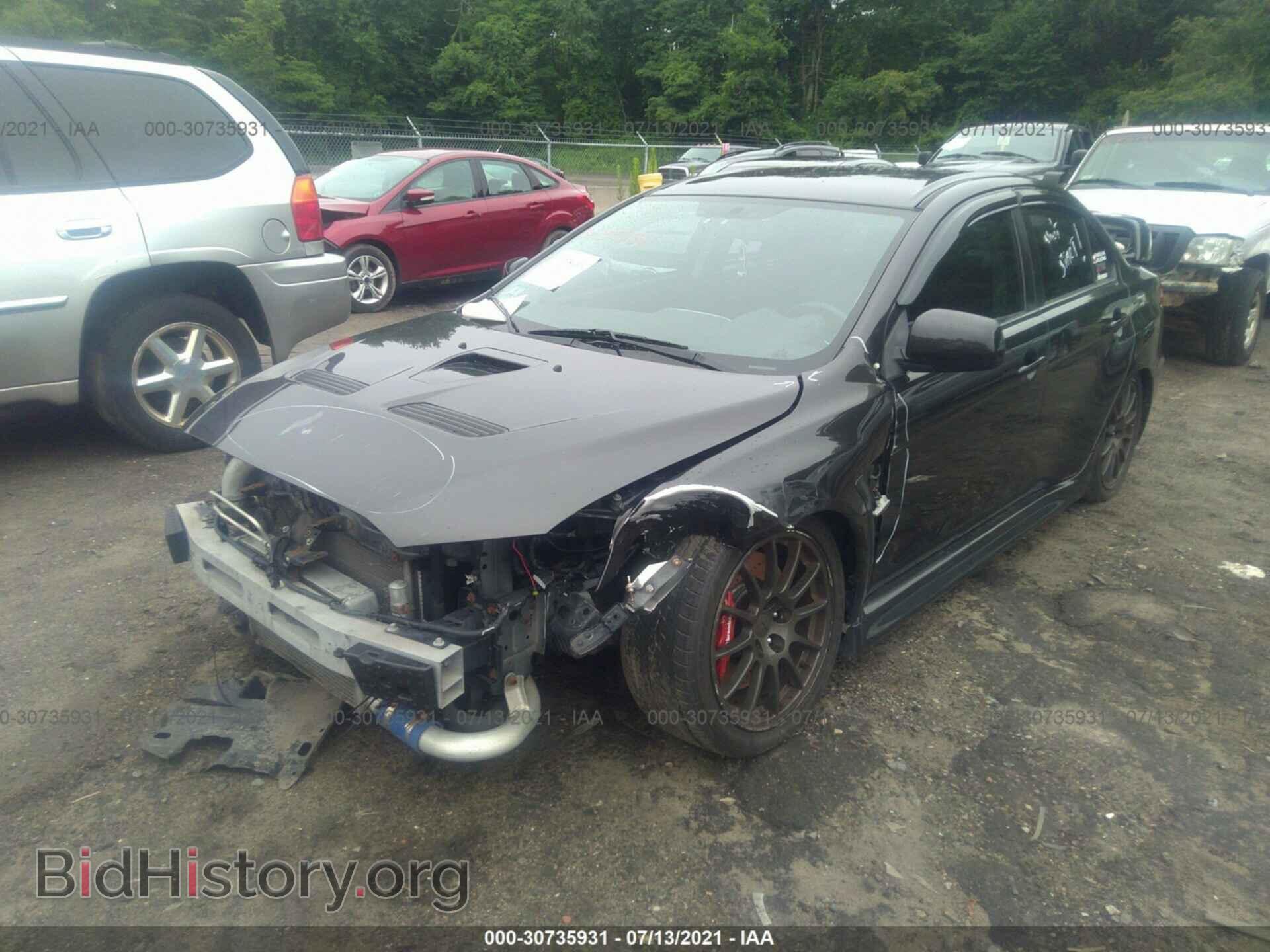 2011 MITSUBISHI LANCER - VIN: JA32W8FV2BU037179 - Фото 2