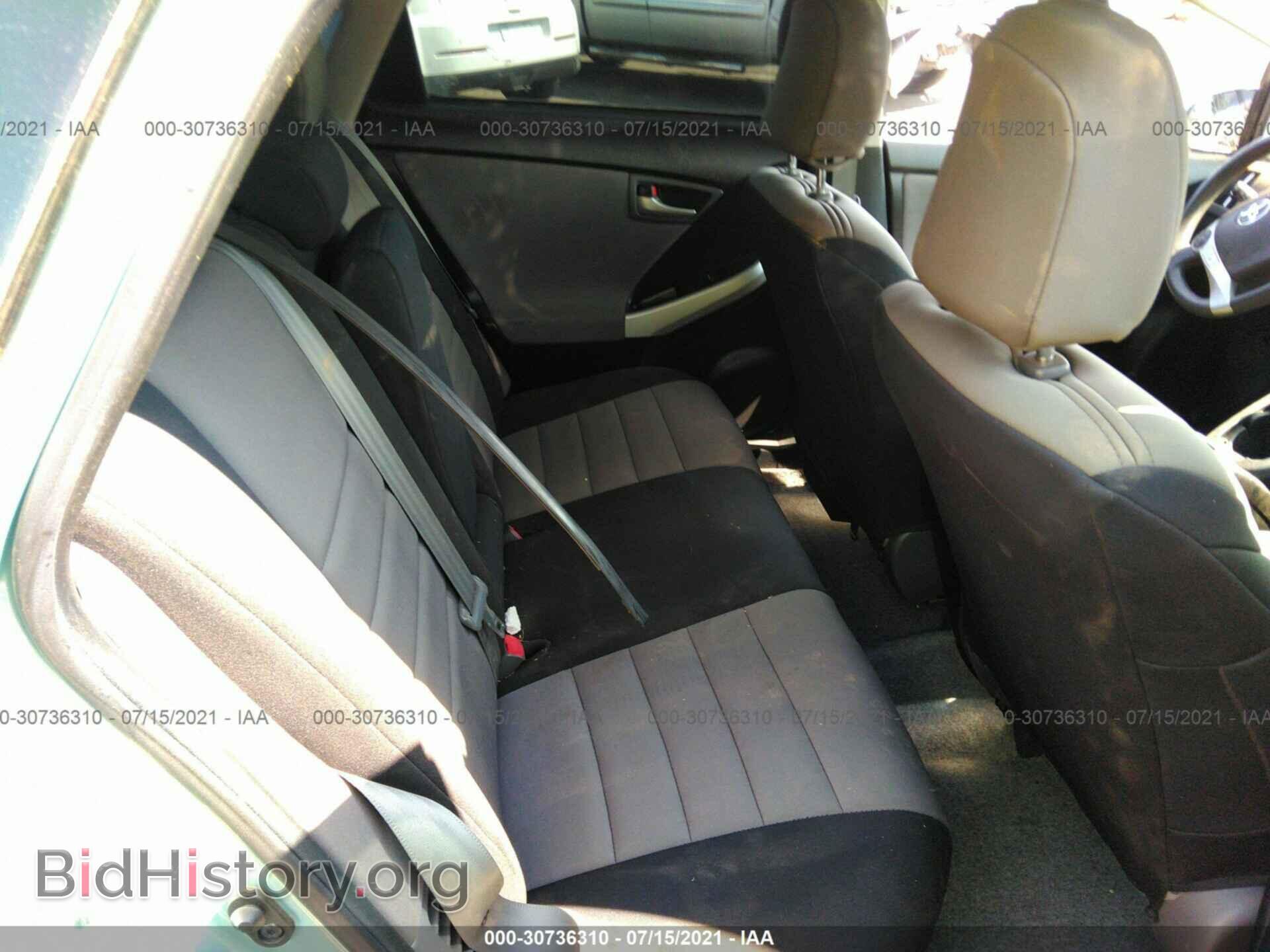 2014 TOYOTA PRIUS - VIN: JTDKN3DU4E1828658 - Фото 8