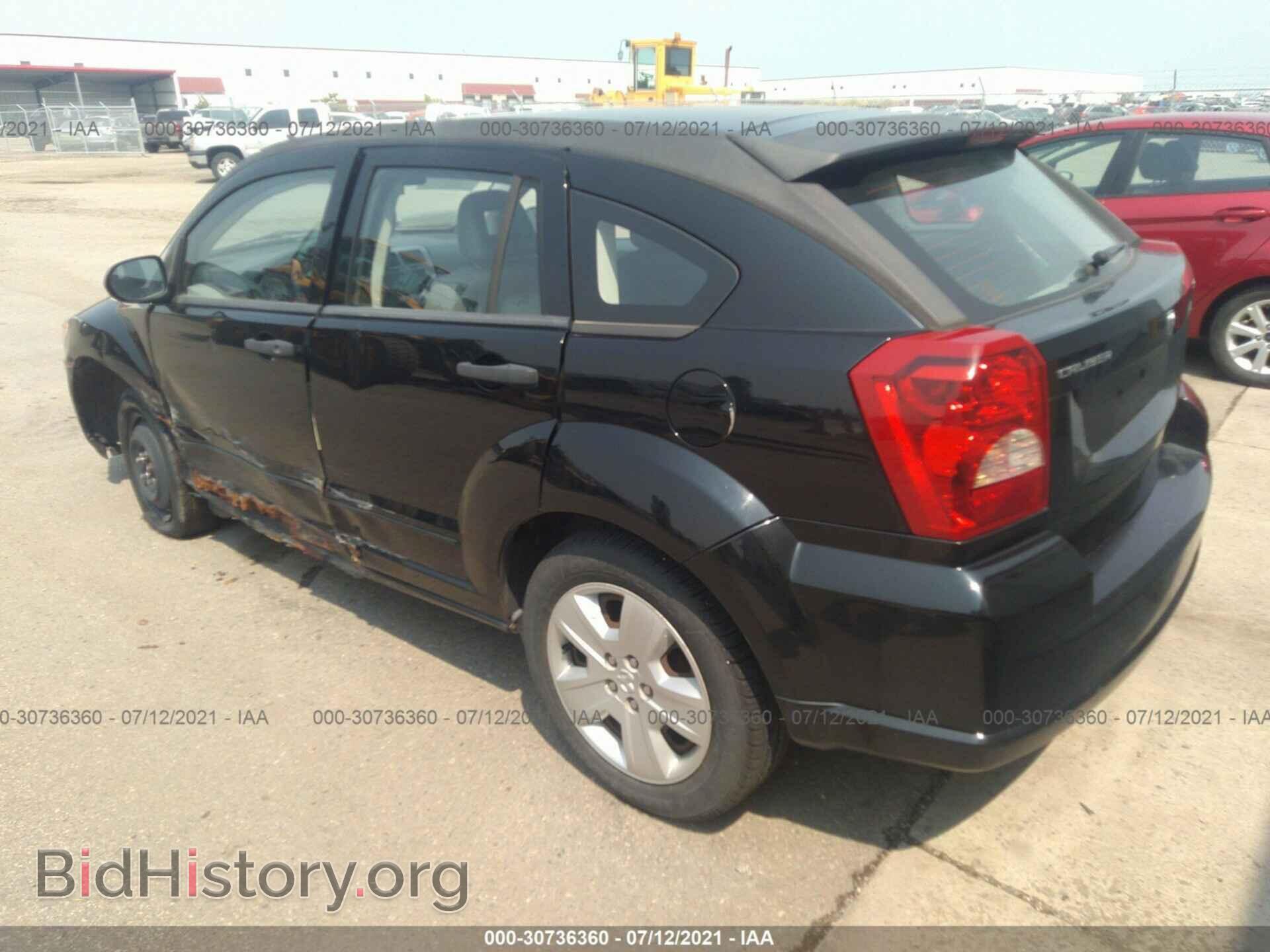 2007 DODGE CALIBER - VIN: 1B3HB48B37D186471 - Фото 3