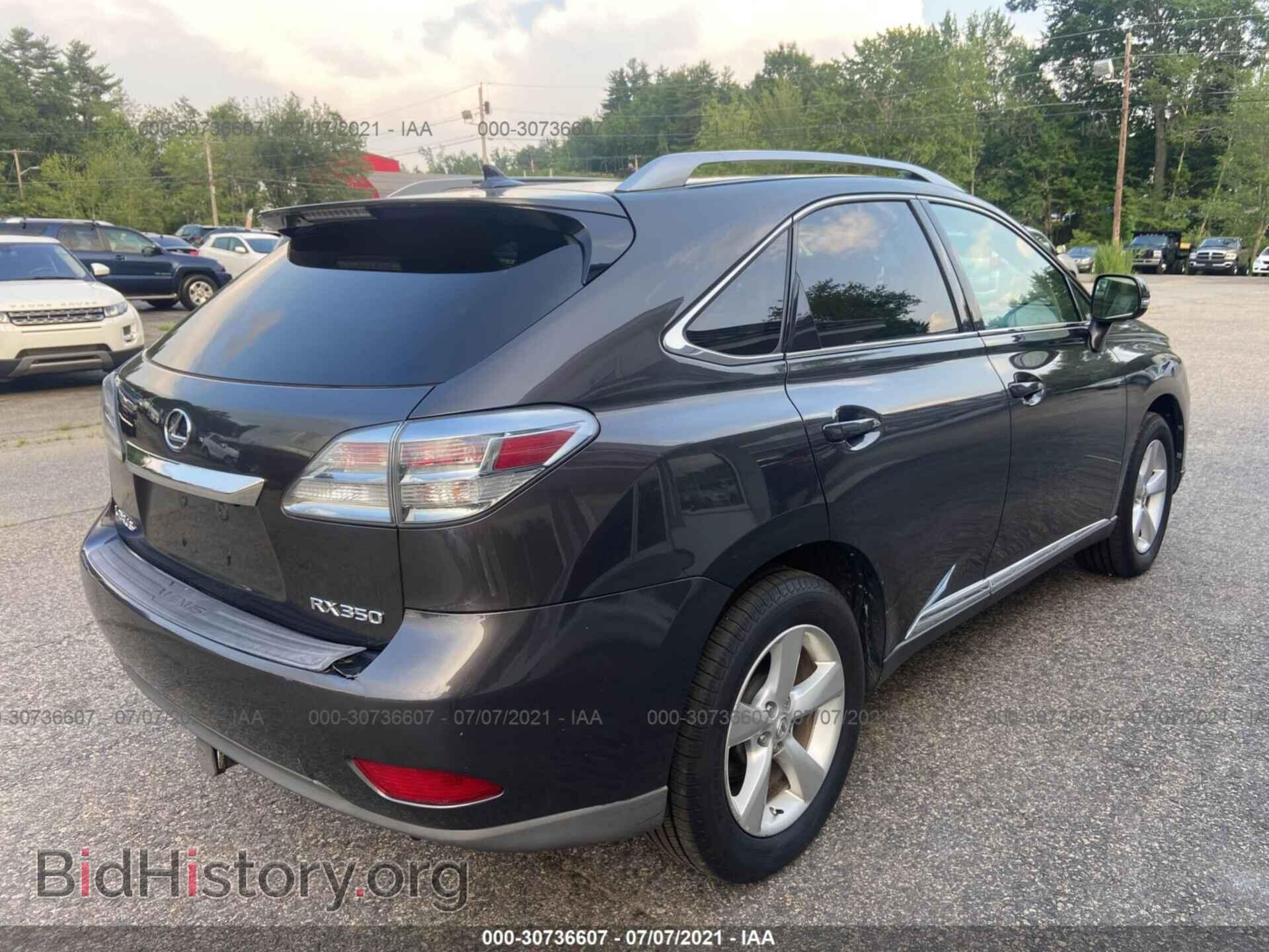 2010 LEXUS RX 350 - VIN: 2T2BK1BA9AC001567 - Фото 4