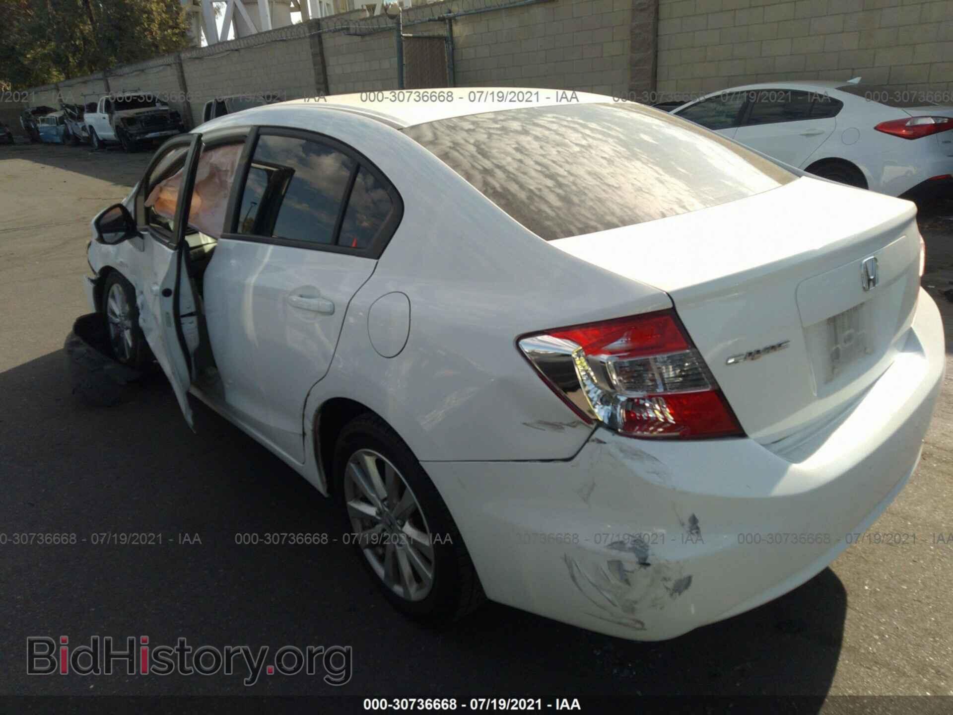 2012 HONDA CIVIC SDN - VIN: 19XFB2F83CE316436 - Фото 3
