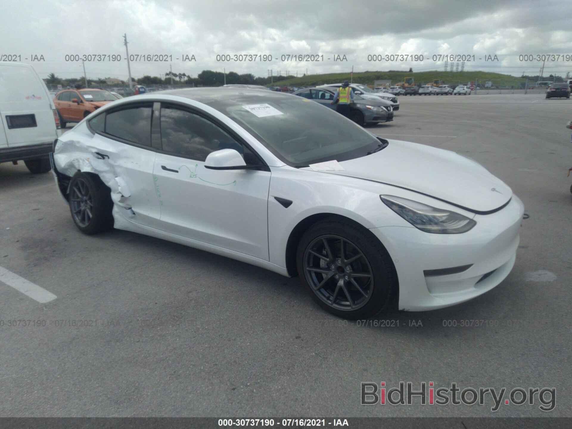 Photo 5YJ3E1EAXMF854815 - TESLA MODEL 3 2021