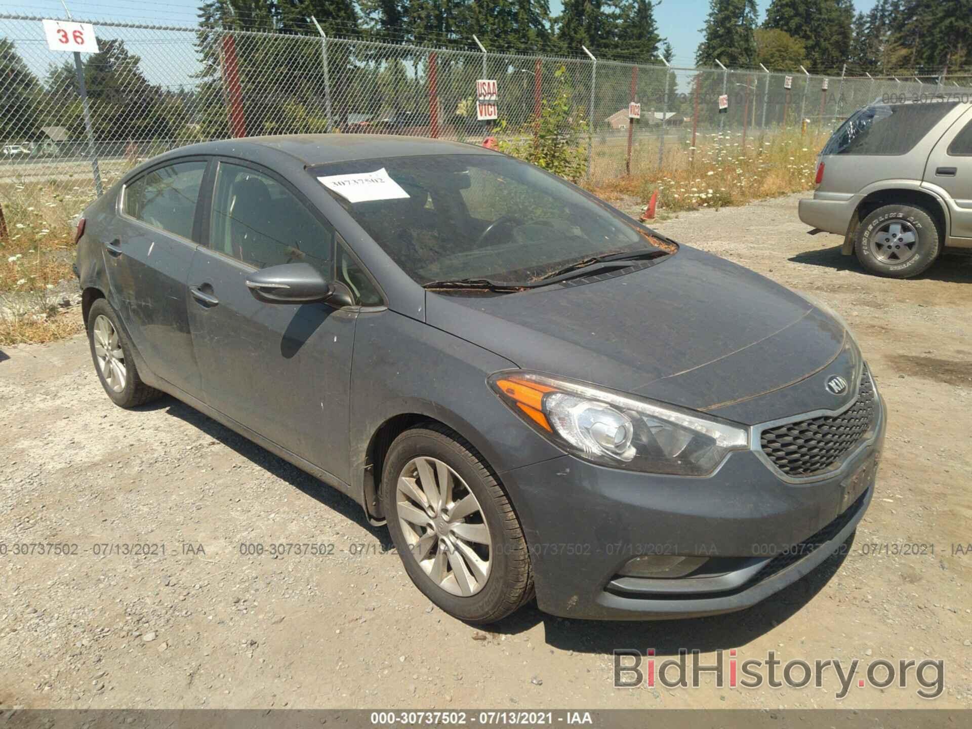 Photo KNAFX4A89E5091410 - KIA FORTE 2014