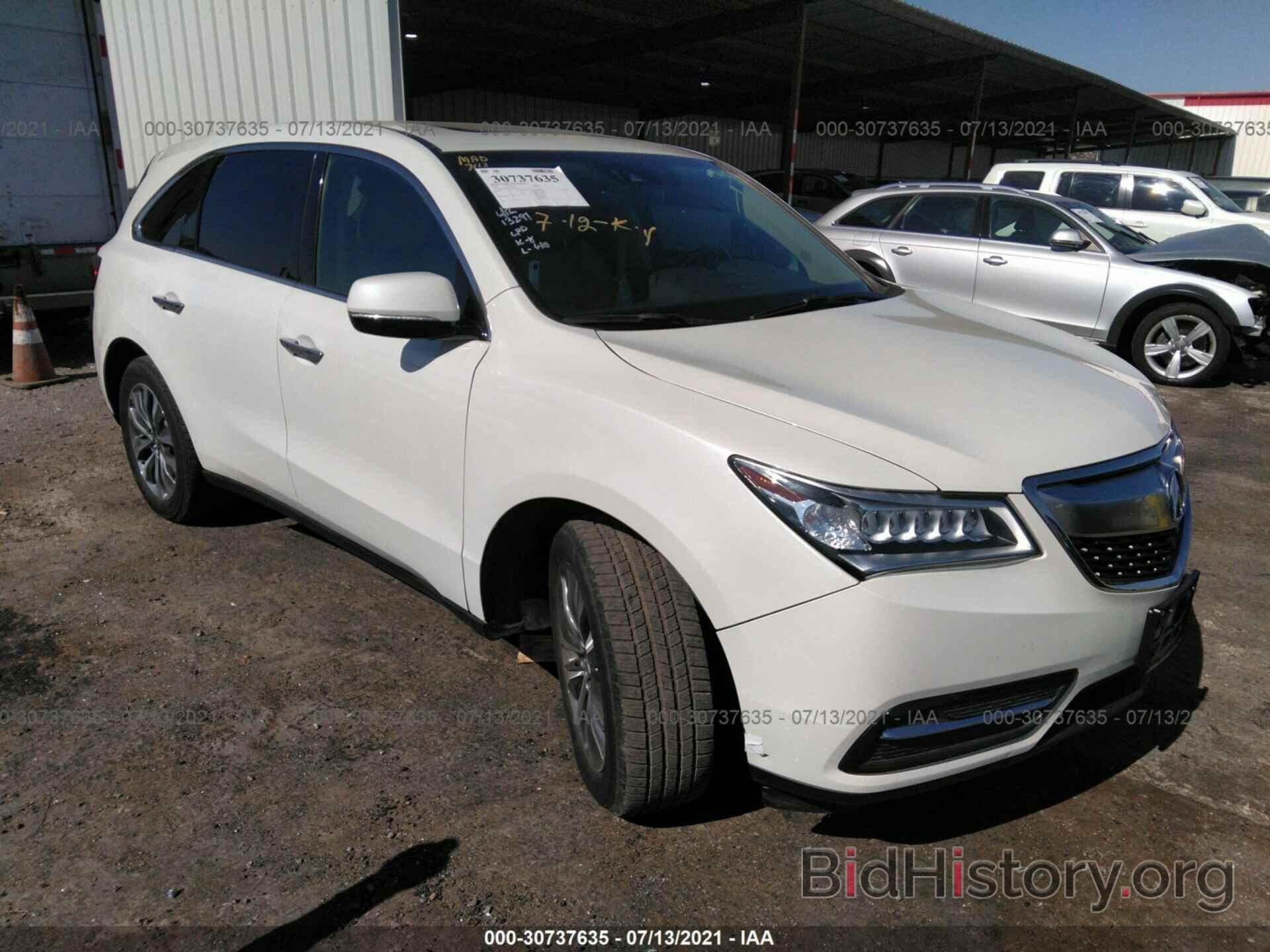 Фотография 5FRYD4H69GB018658 - ACURA MDX 2016