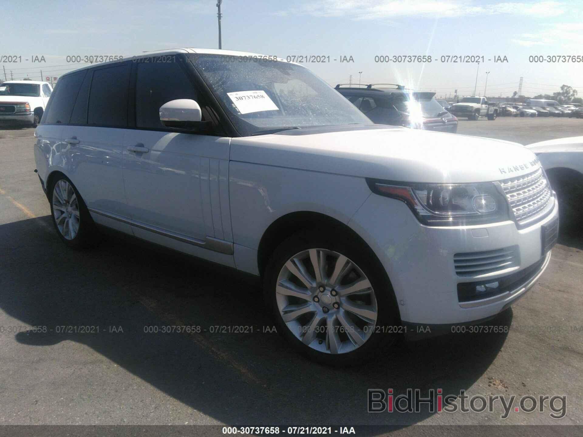 Photo SALGS2EF0GA278184 - LAND ROVER RANGE ROVER 2016