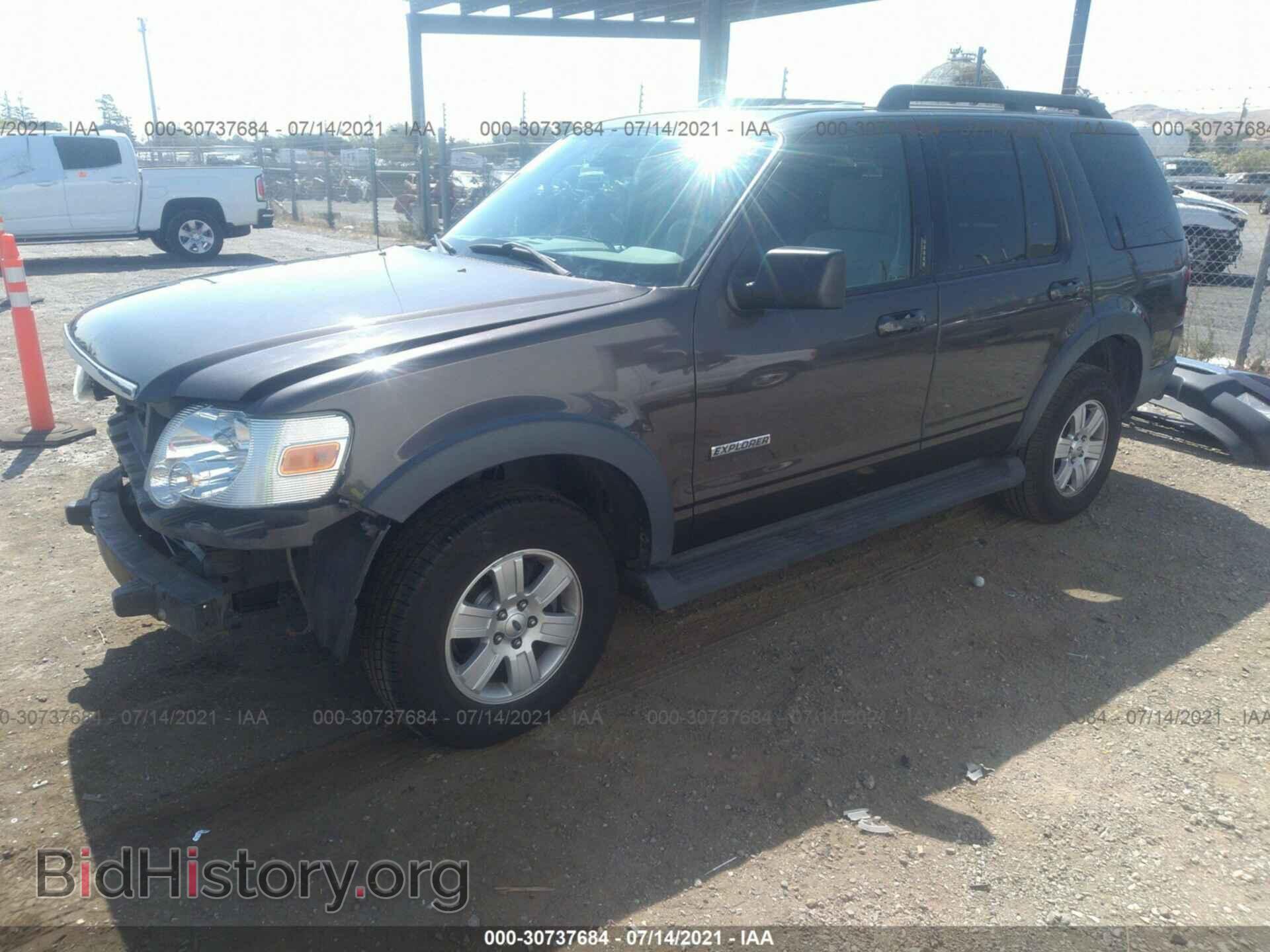 2007 FORD EXPLORER - VIN: 1FMEU73E77UA94872 - Фото 2