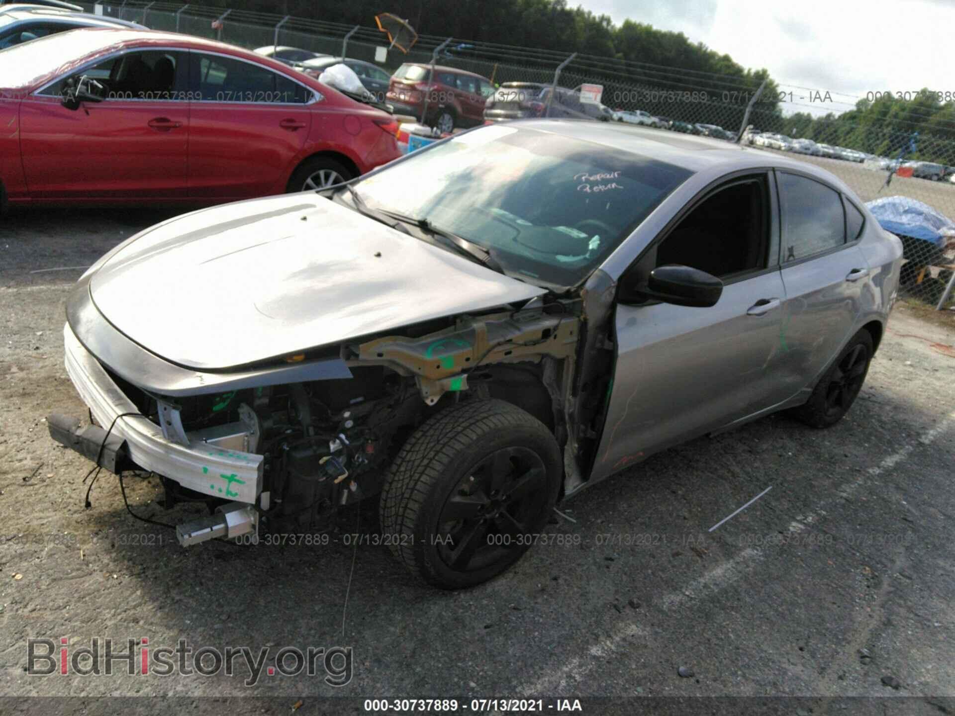2015 DODGE DART - VIN: 1c3cdfbb6fd407345 - Фото 2