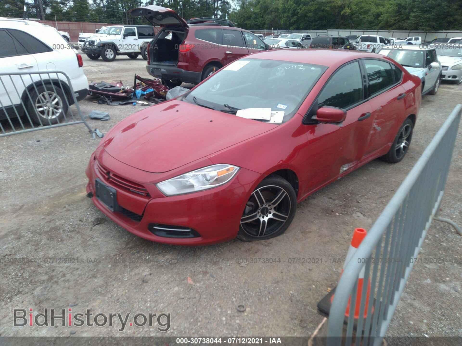 2013 DODGE DART - VIN: 1C3CDFAA8DD141848 - Фото 2