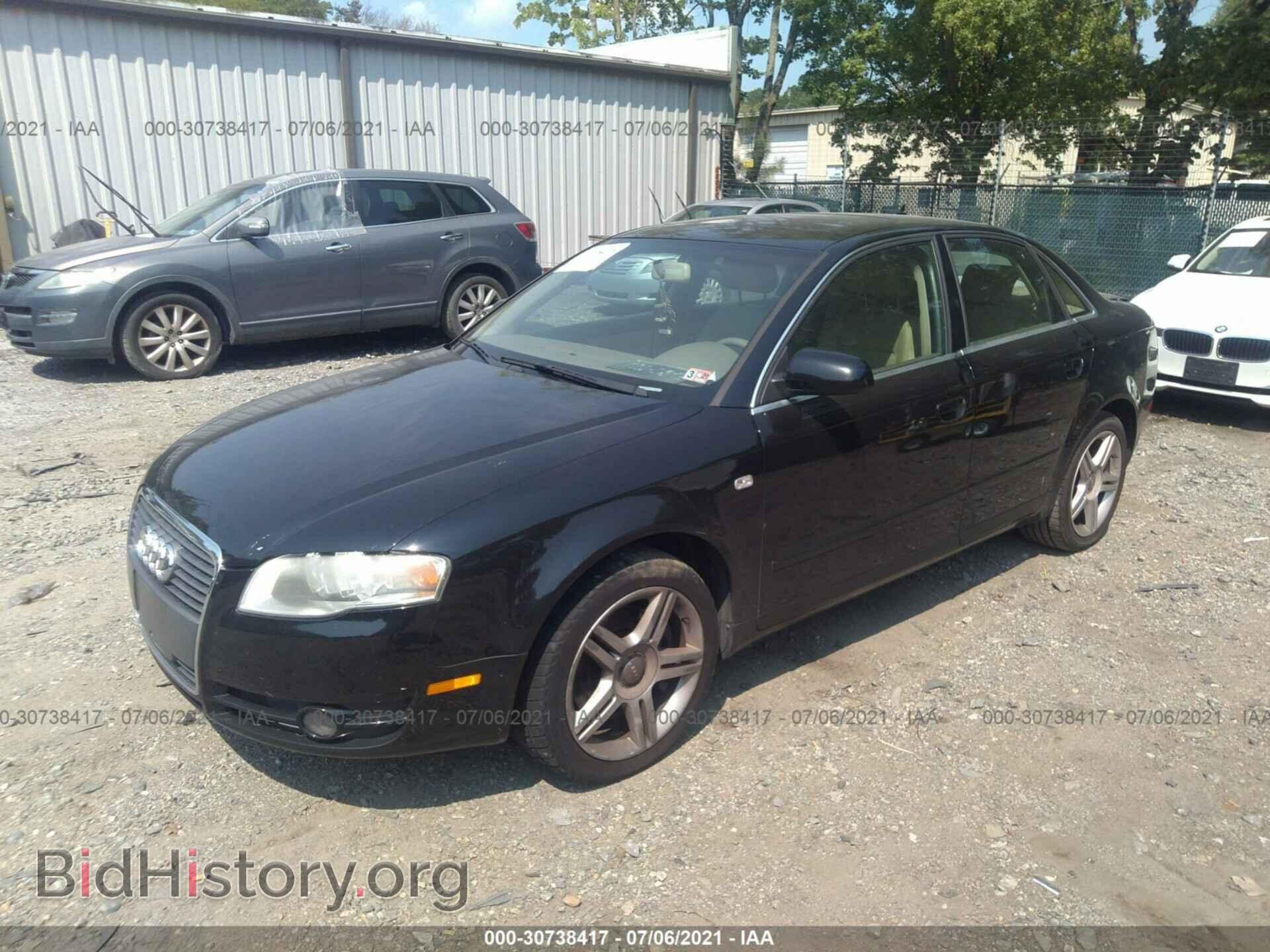 2007 AUDI A4 - VIN: WAUAF78E17A109449 - Фото 2