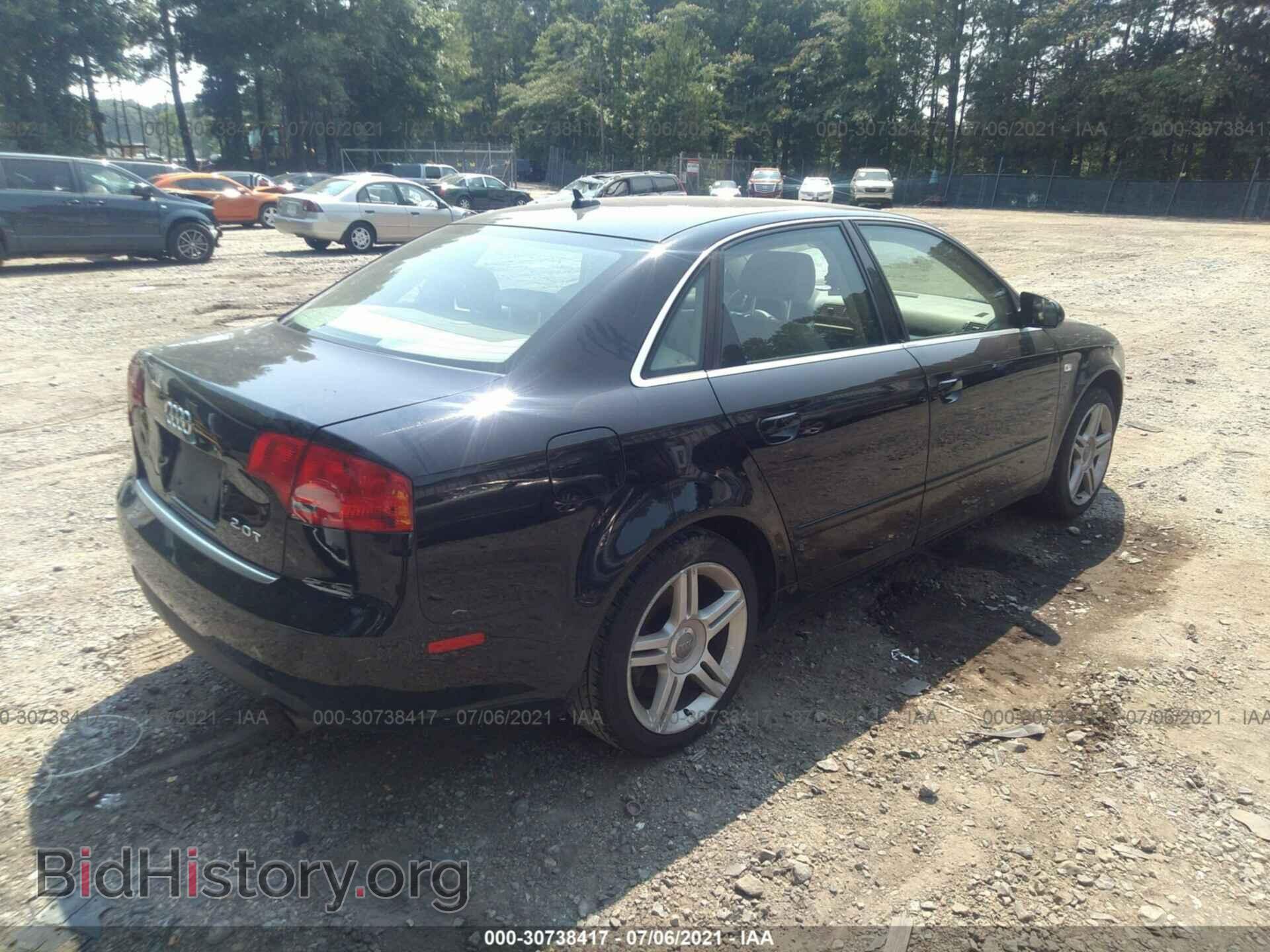 2007 AUDI A4 - VIN: WAUAF78E17A109449 - Фото 4