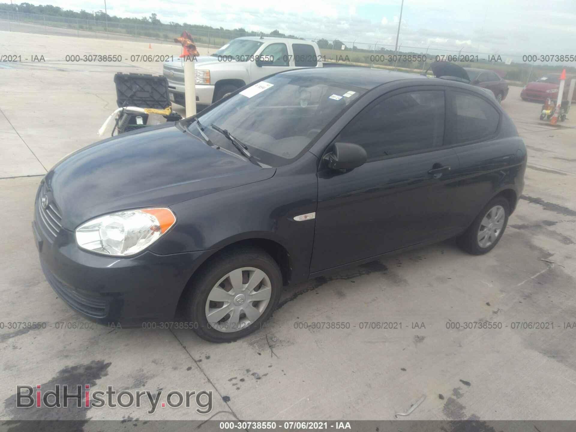 2007 HYUNDAI ACCENT - VIN: KMHCM36C37U041693 - Фото 2