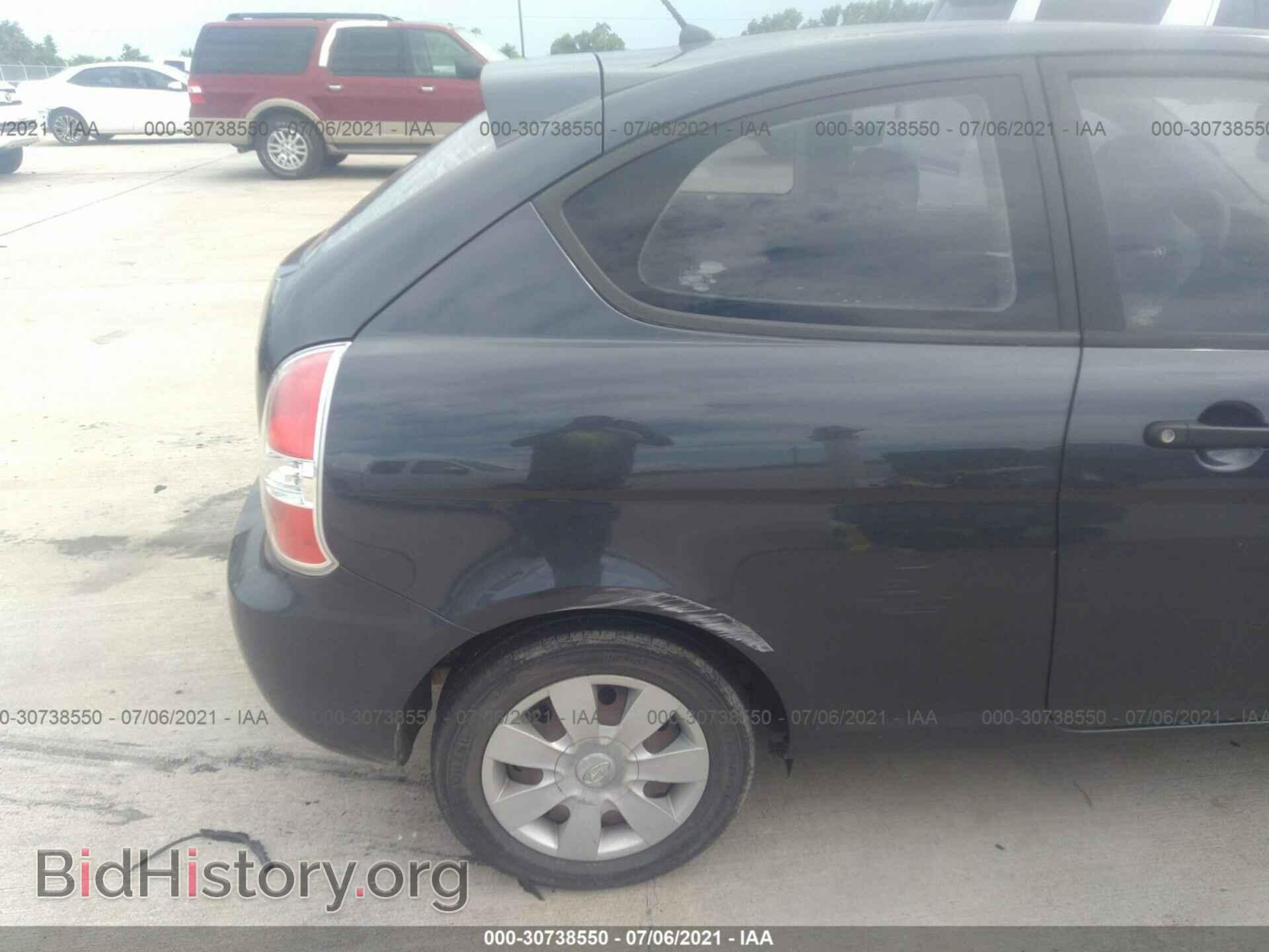 2007 HYUNDAI ACCENT - VIN: KMHCM36C37U041693 - Фото 6