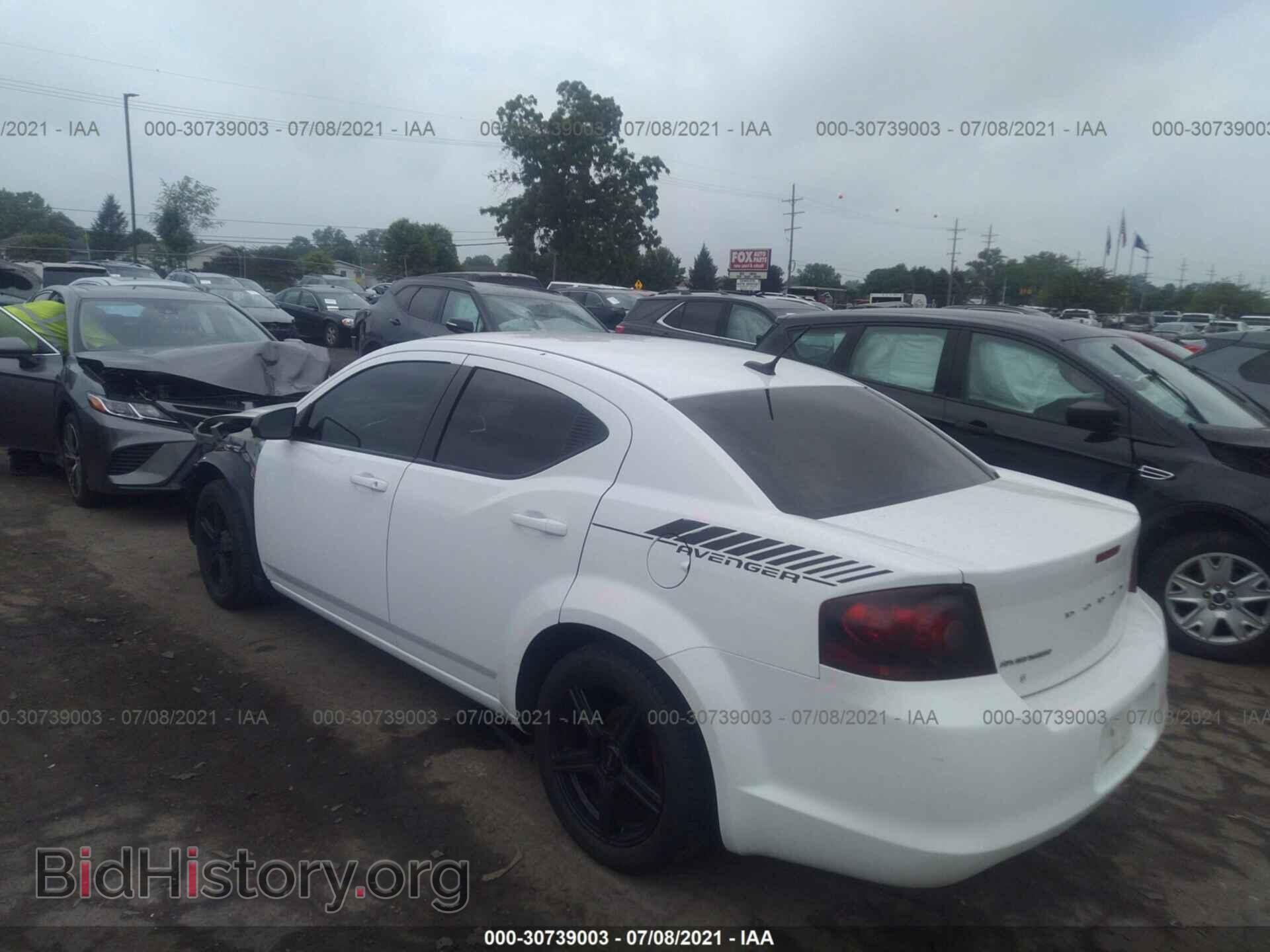 2014 DODGE AVENGER - VIN: 1C3CDZAB8EN221768 - Фото 3