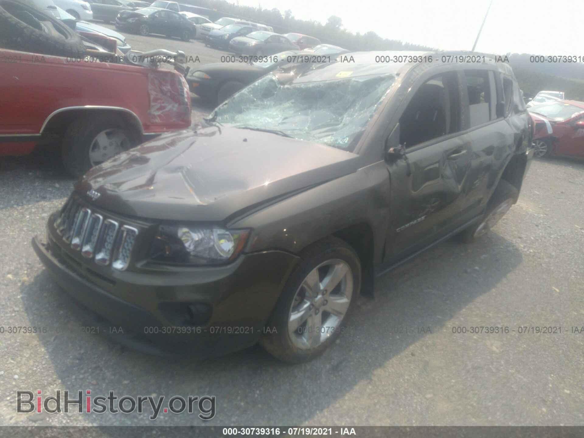 2016 JEEP COMPASS - VIN: 1C4NJDEB5GD542489 - Фото 2