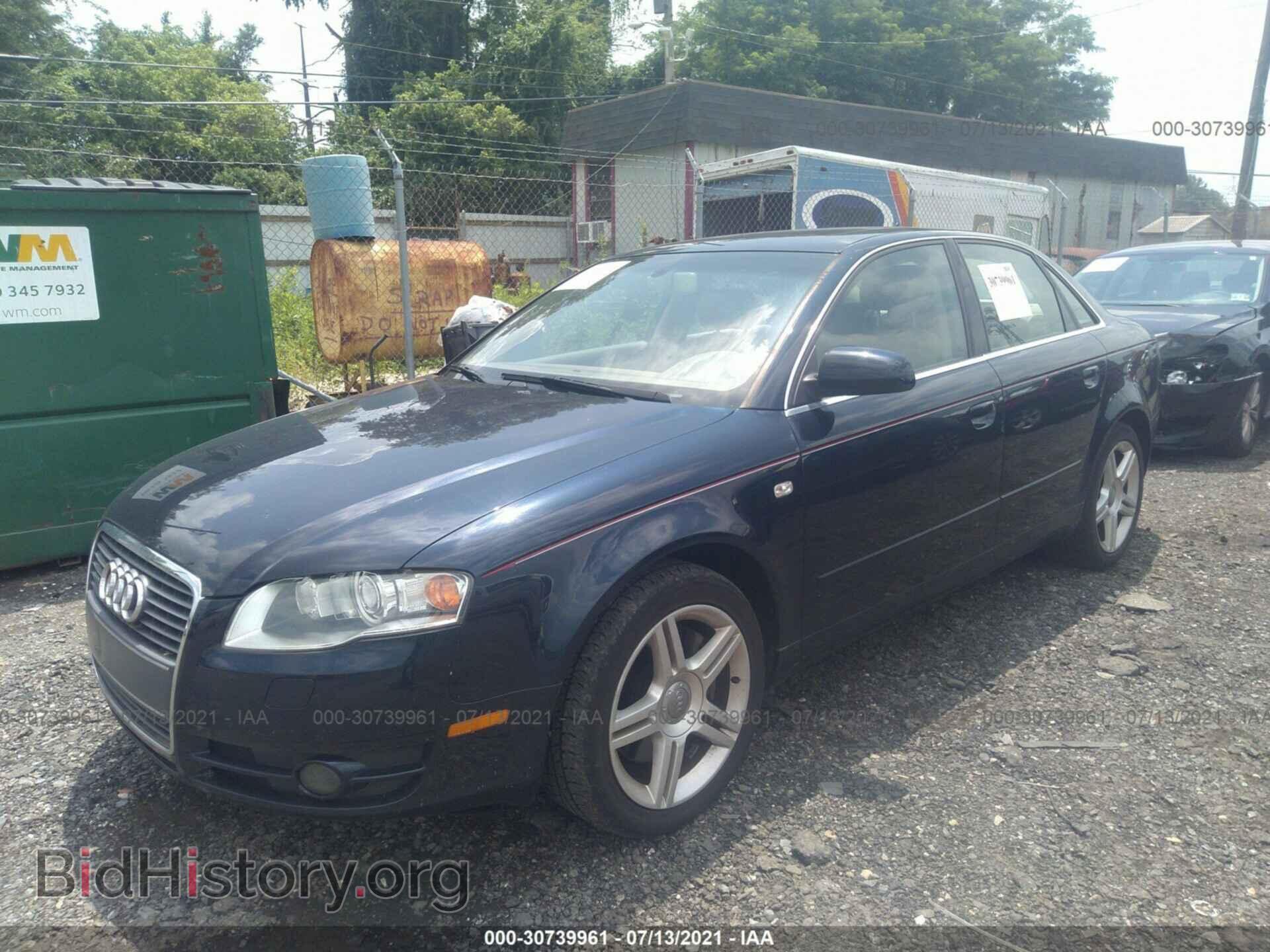 2007 AUDI A4 - VIN: WAUDF78E87A064345 - Photo 2