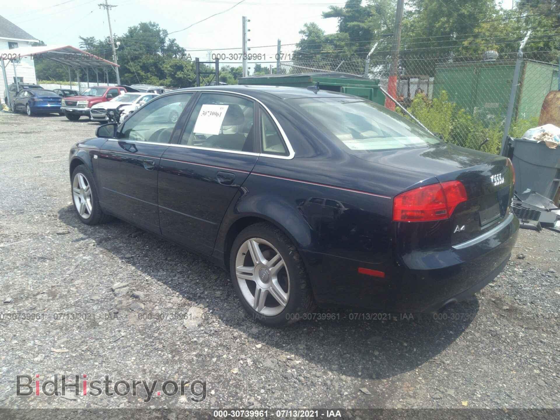 2007 AUDI A4 - VIN: WAUDF78E87A064345 - Photo 3