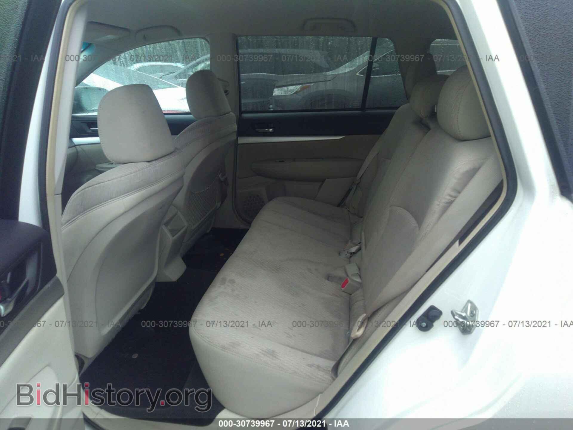2012 SUBARU OUTBACK - VIN: 4S4BRBCC0C3285684 - Фото 8