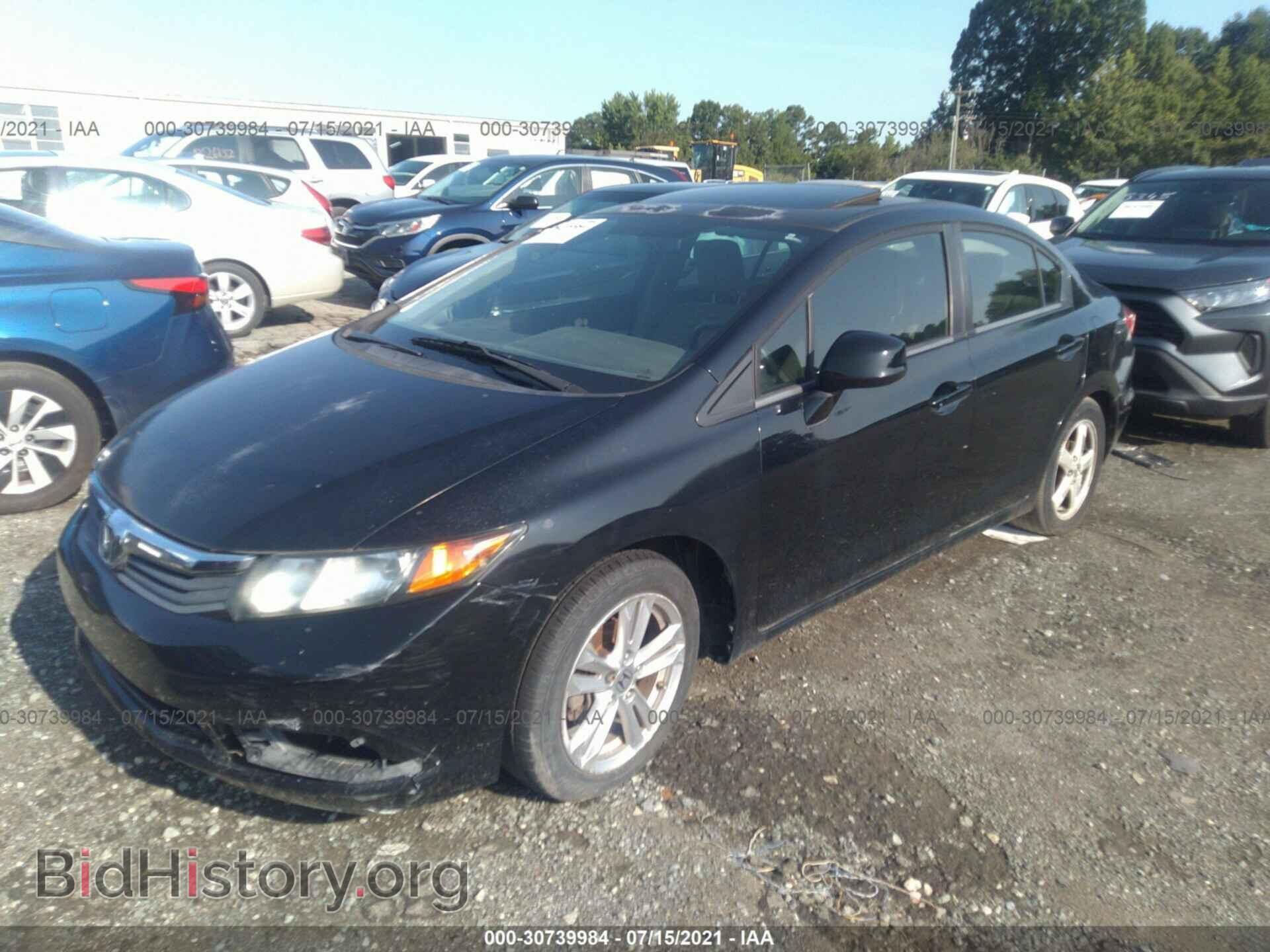 2012 HONDA CIVIC SDN - VIN: 2HGFB2F87CH508030 - Фото 2