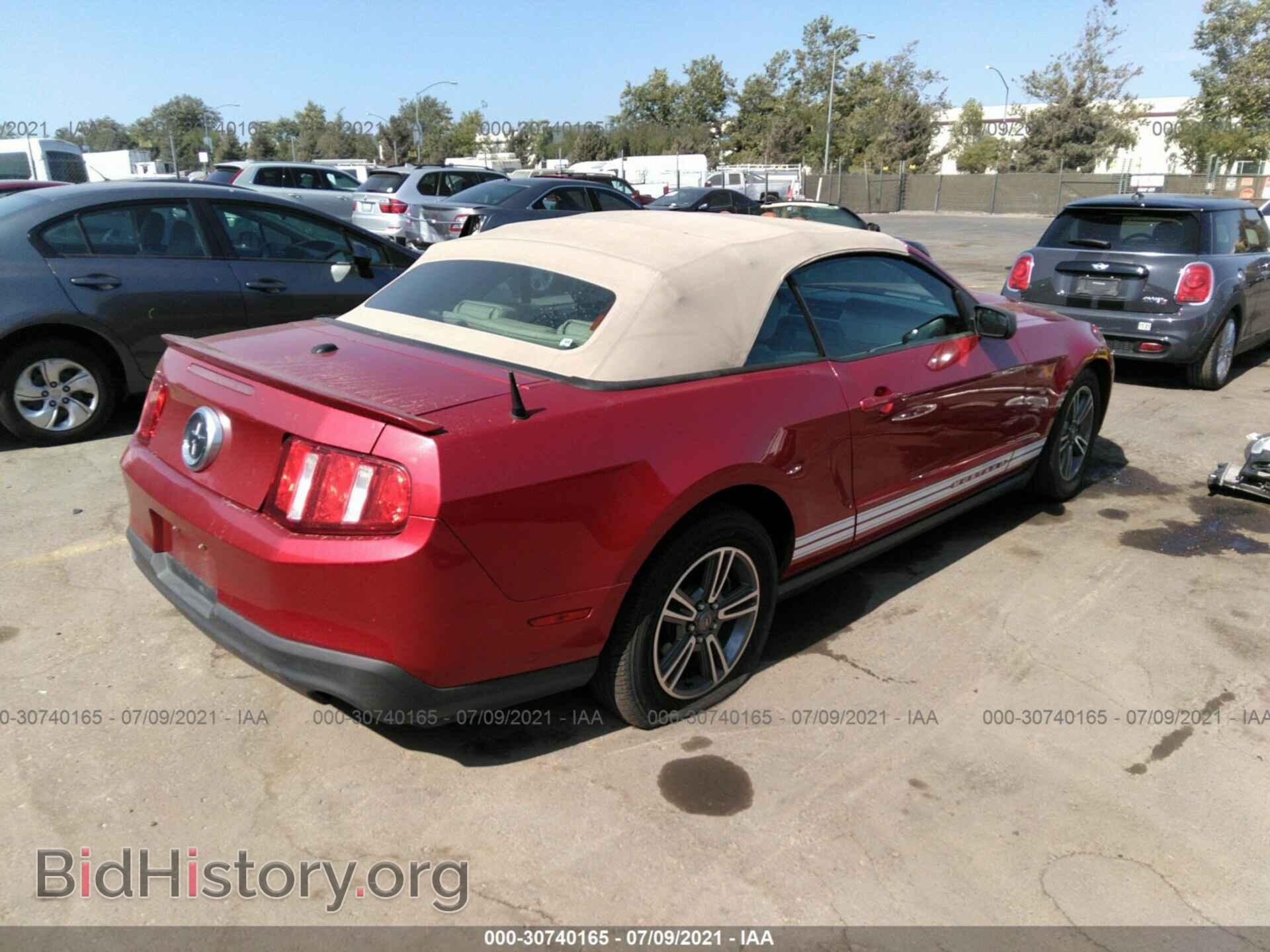 2012 FORD MUSTANG - VIN: 1ZVBP8EM9C5276325 - Фото 4