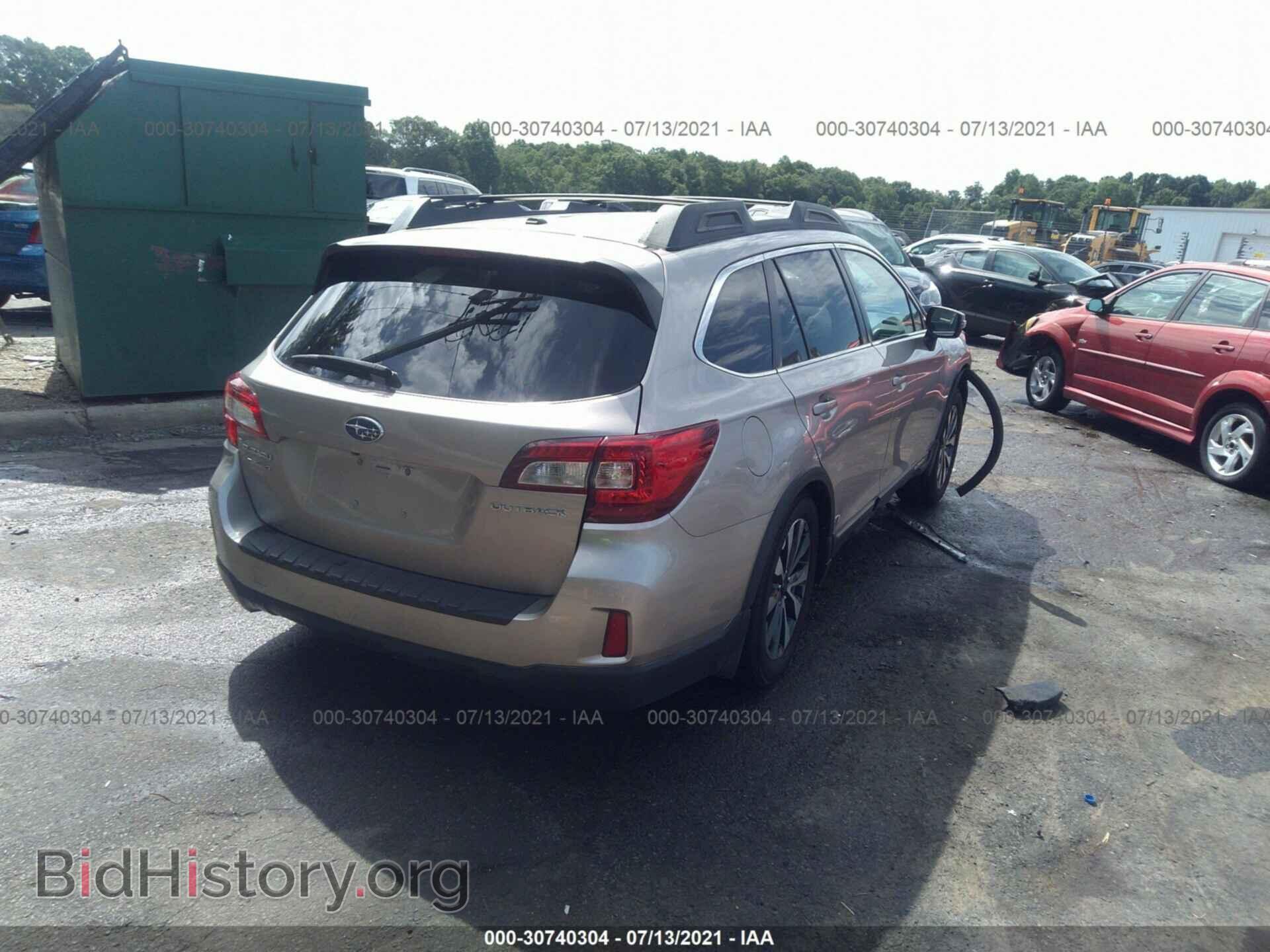 2015 SUBARU OUTBACK - VIN: 4S4BSBLC0F3260373 - Фото 4