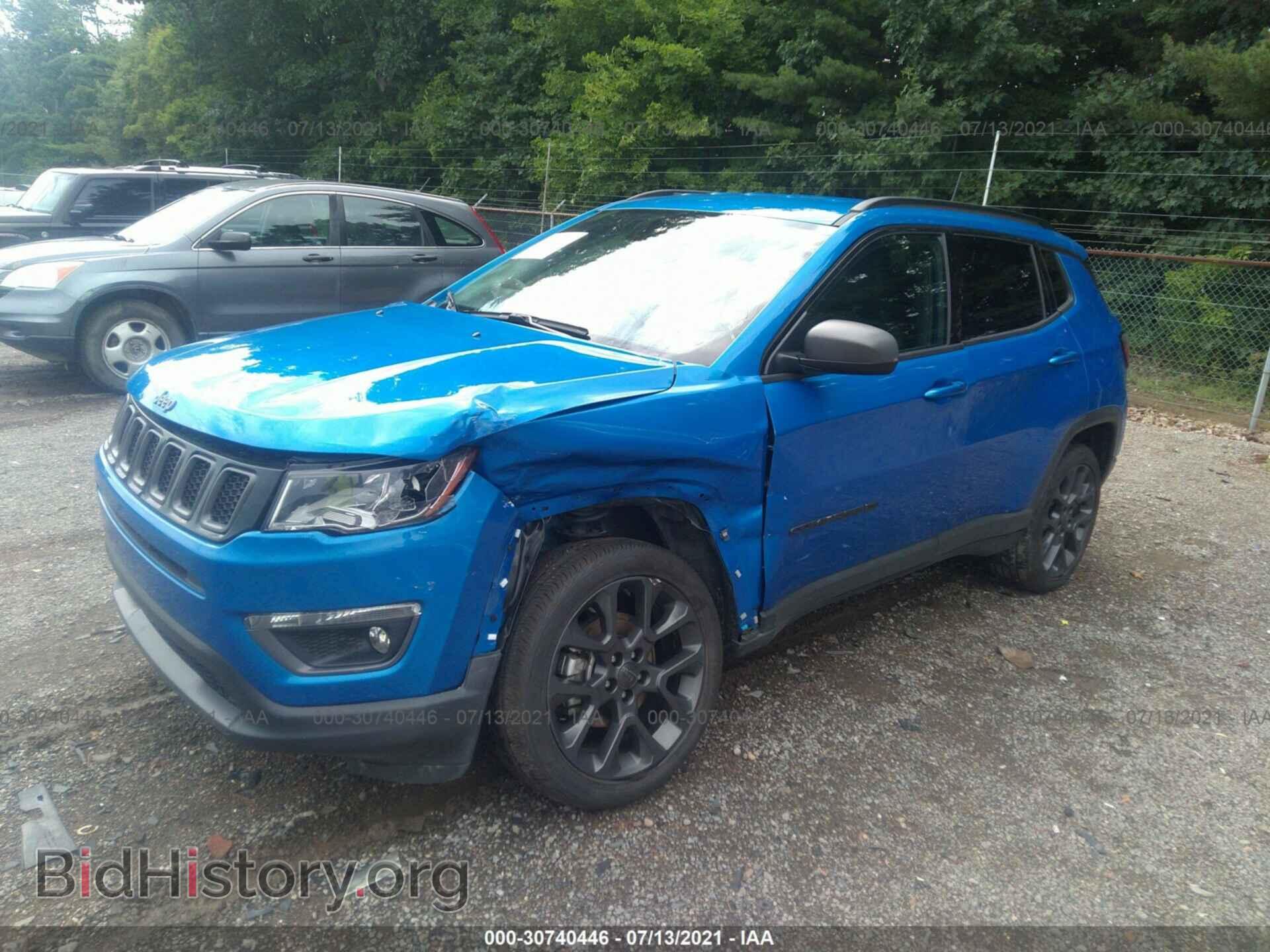2021 JEEP COMPASS - VIN: 3C4NJDEB2MT565704 - Фото 2