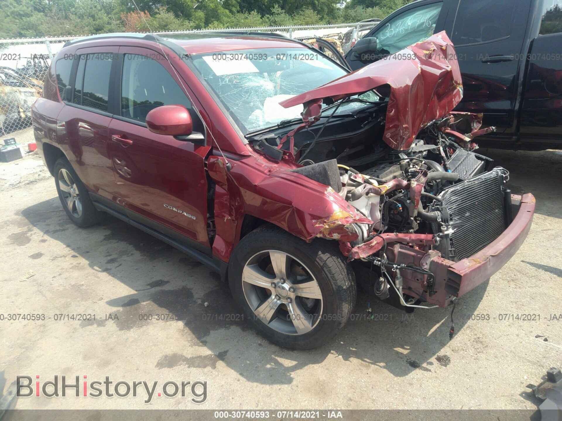 Фотография 1C4NJCEA7GD806829 - JEEP COMPASS 2016