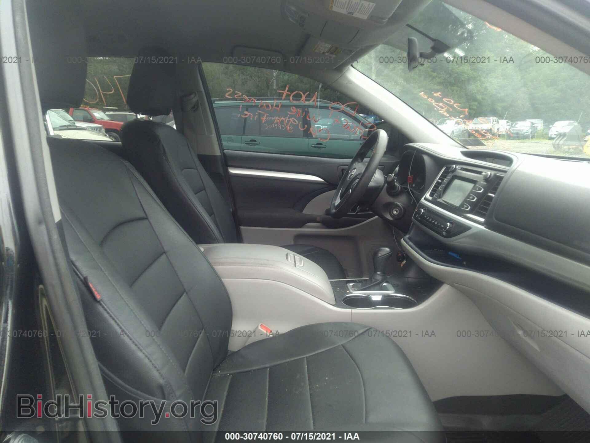 2015 TOYOTA HIGHLANDER - VIN: 5TDBKRFH4FS123729 - Фото 5
