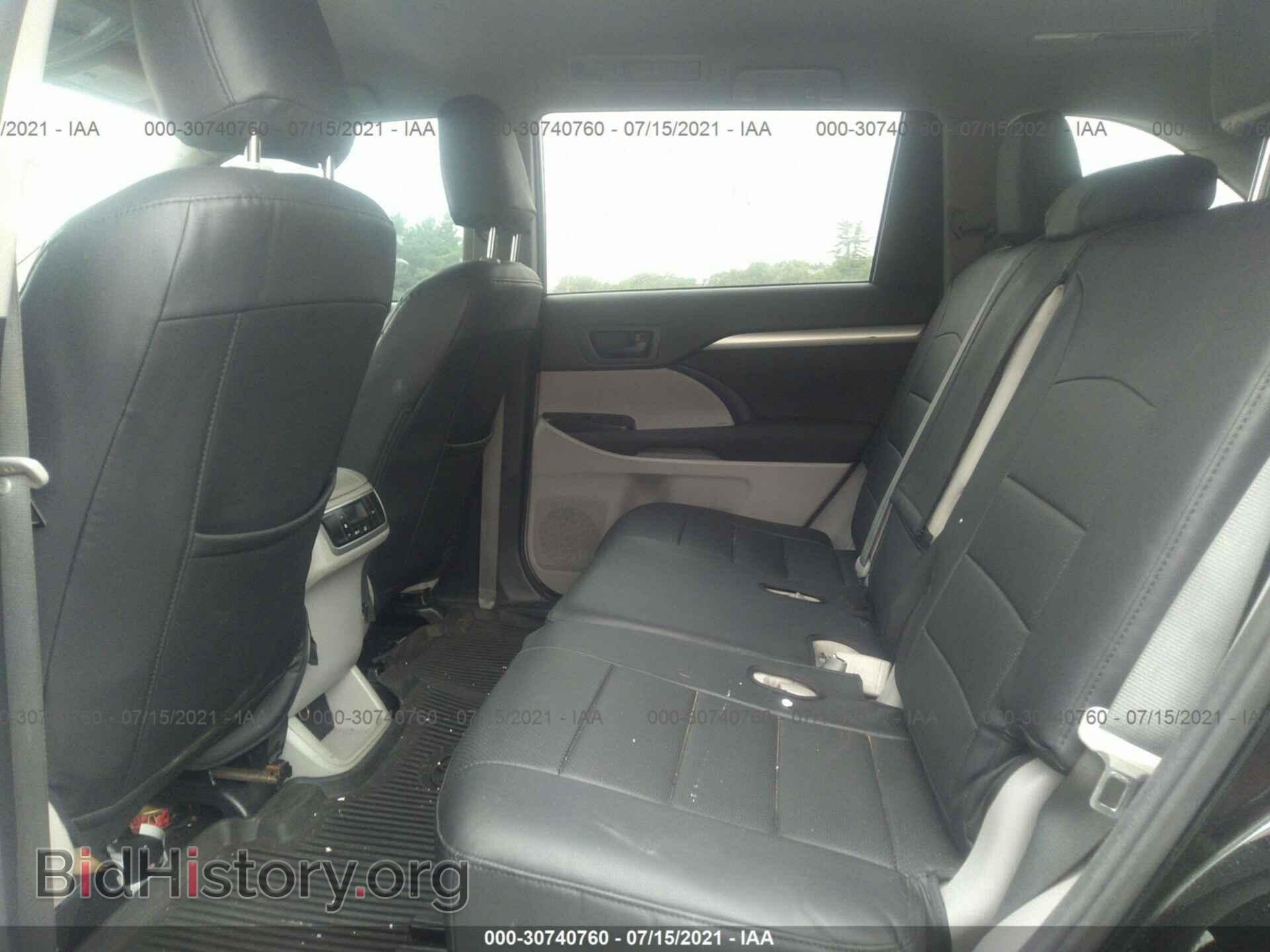 2015 TOYOTA HIGHLANDER - VIN: 5TDBKRFH4FS123729 - Фото 8