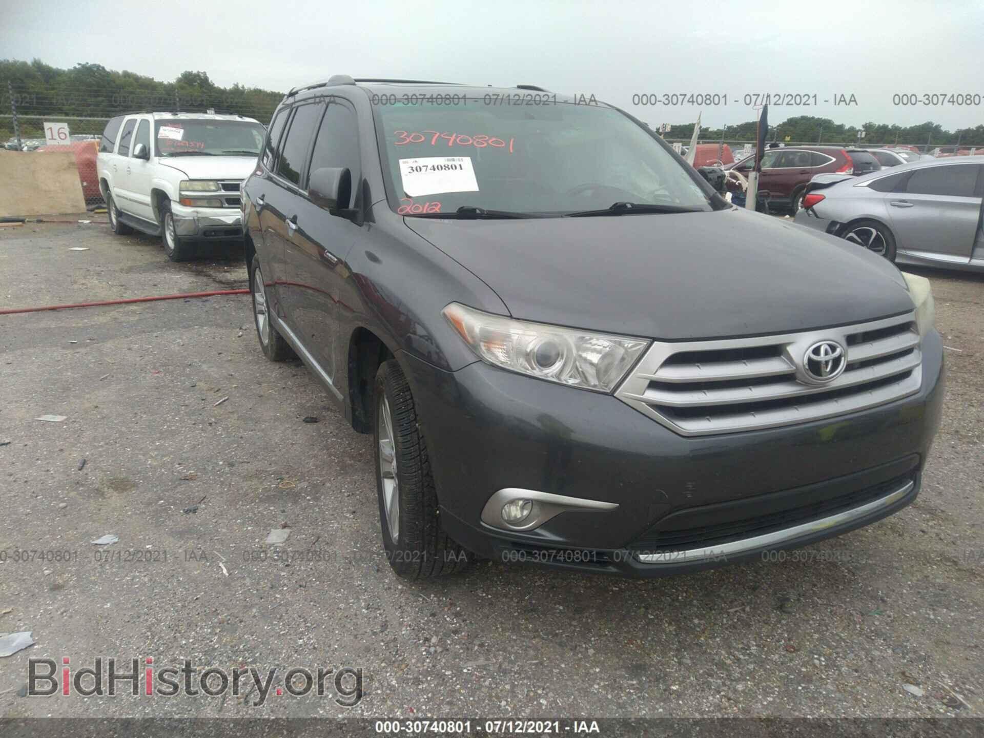 Фотография 5TDYK3EH8CS087368 - TOYOTA HIGHLANDER 2012