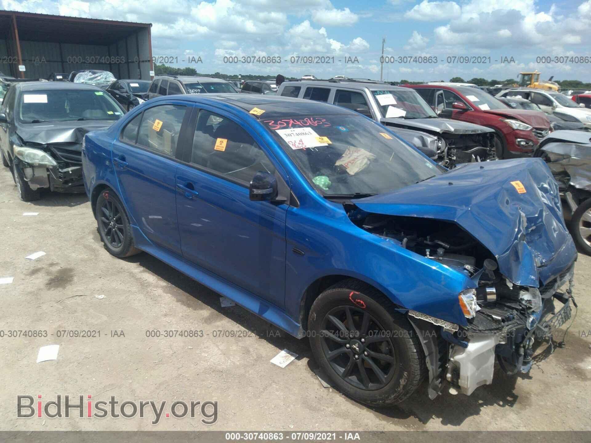 Photo JA32U2FU4HU012254 - MITSUBISHI LANCER 2017