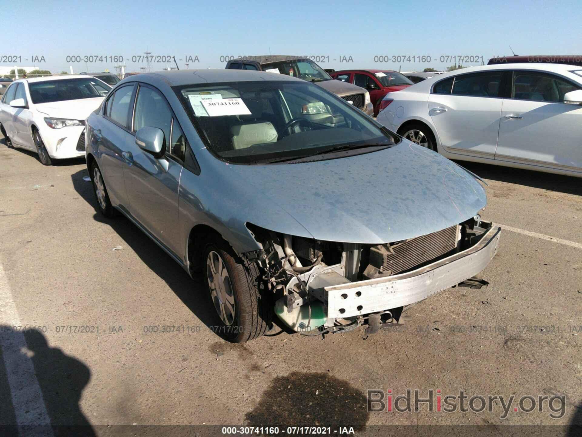 Photo JHMFB4F38CS007282 - HONDA CIVIC HYBRID 2012