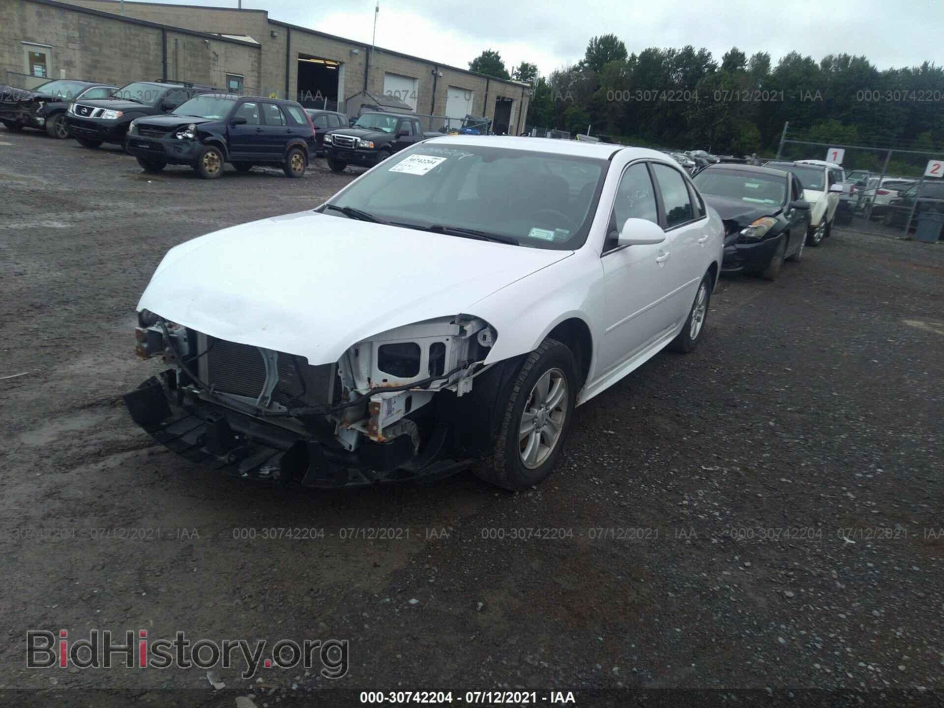 2012 CHEVROLET IMPALA - VIN: 2G1WF5E39C1292855 - Фото 2