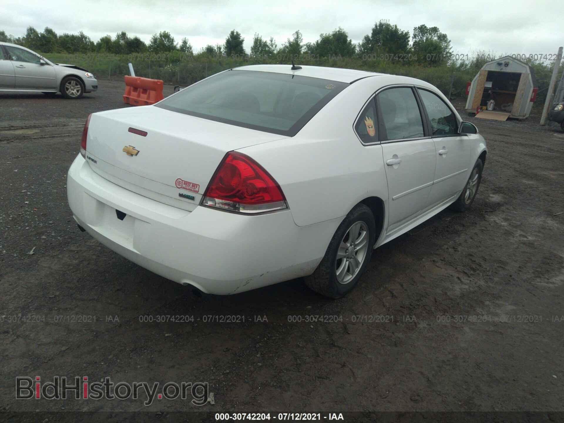 2012 CHEVROLET IMPALA - VIN: 2G1WF5E39C1292855 - Фото 4