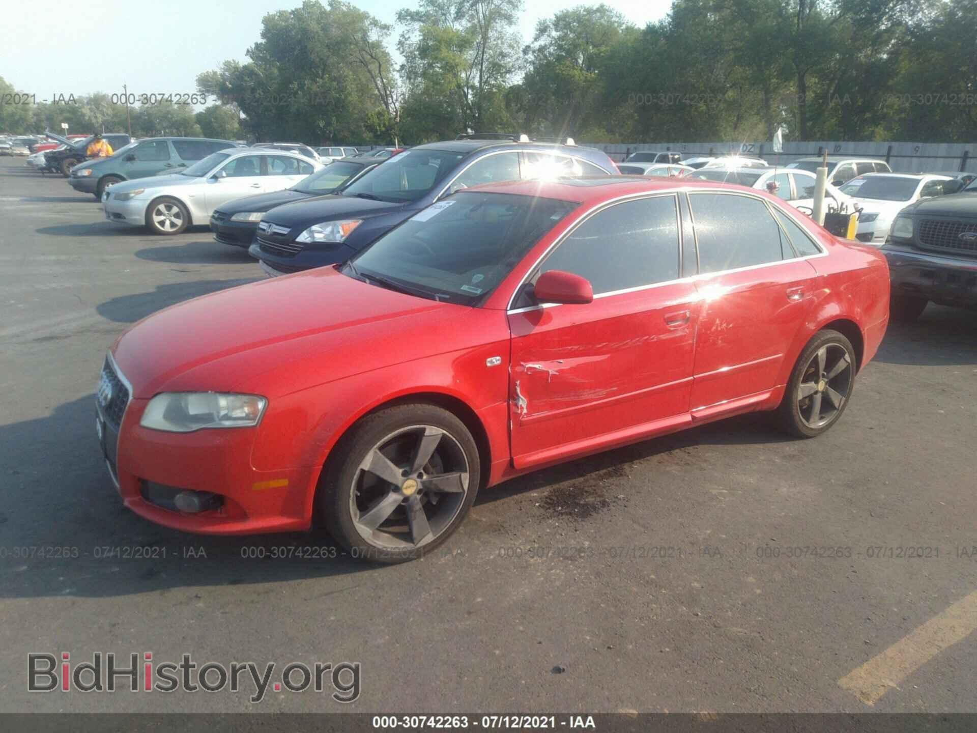 2008 AUDI A4 - VIN: WAUDF78EX8A052828 - Фото 2