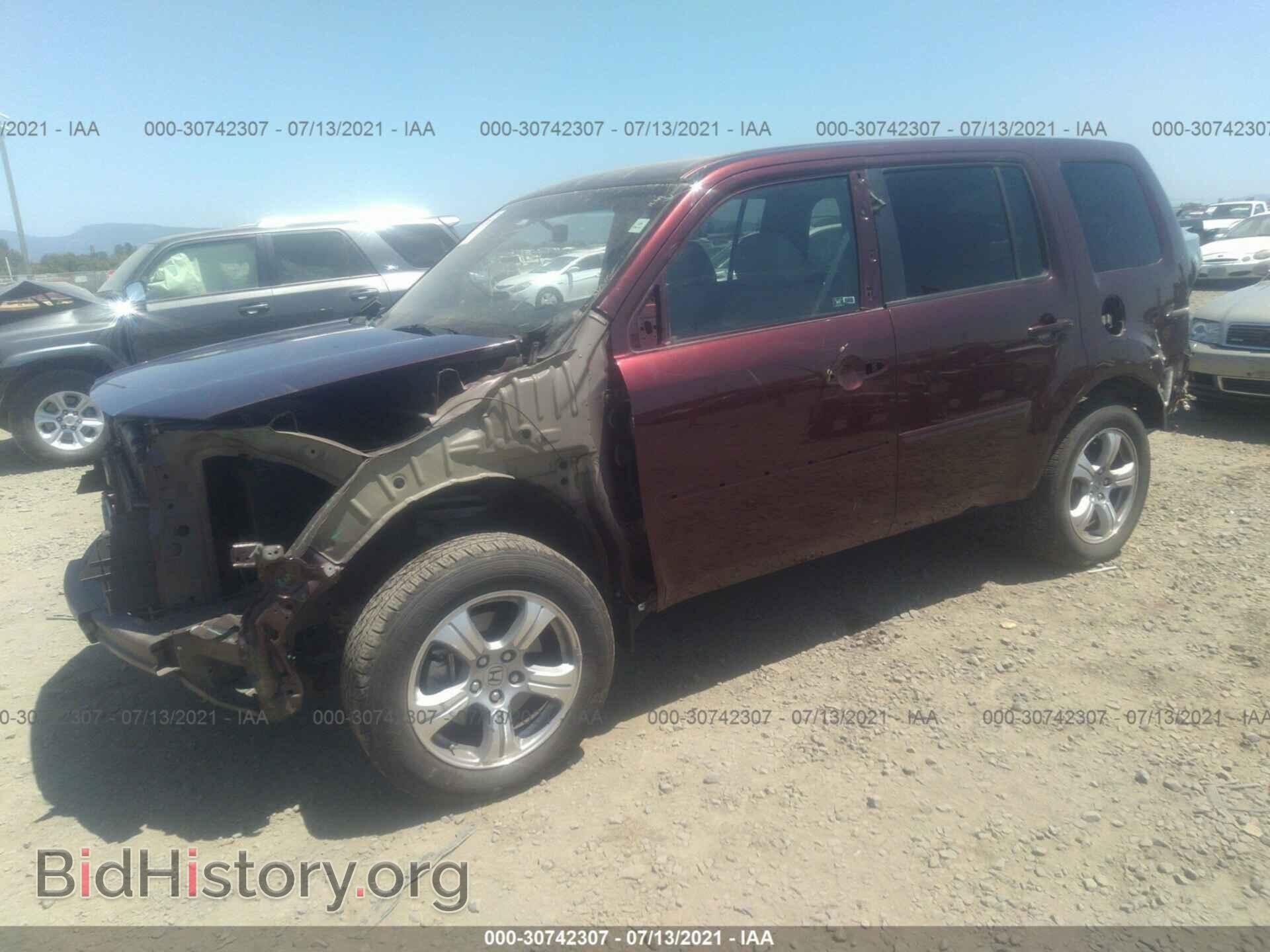 2012 HONDA PILOT - VIN: 5FNYF4H41CB067485 - Фото 2