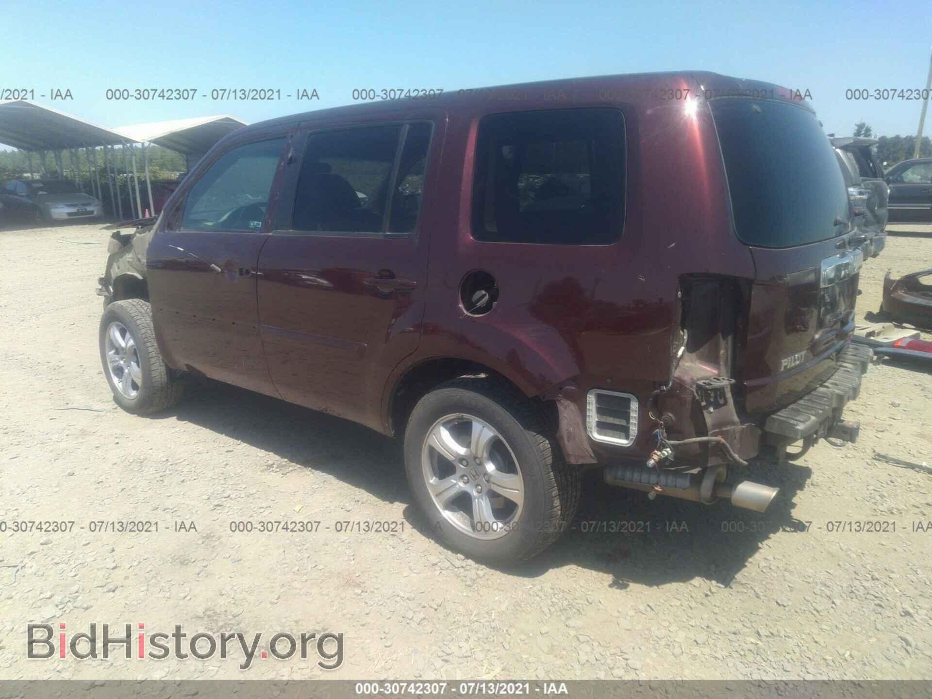 2012 HONDA PILOT - VIN: 5FNYF4H41CB067485 - Фото 3